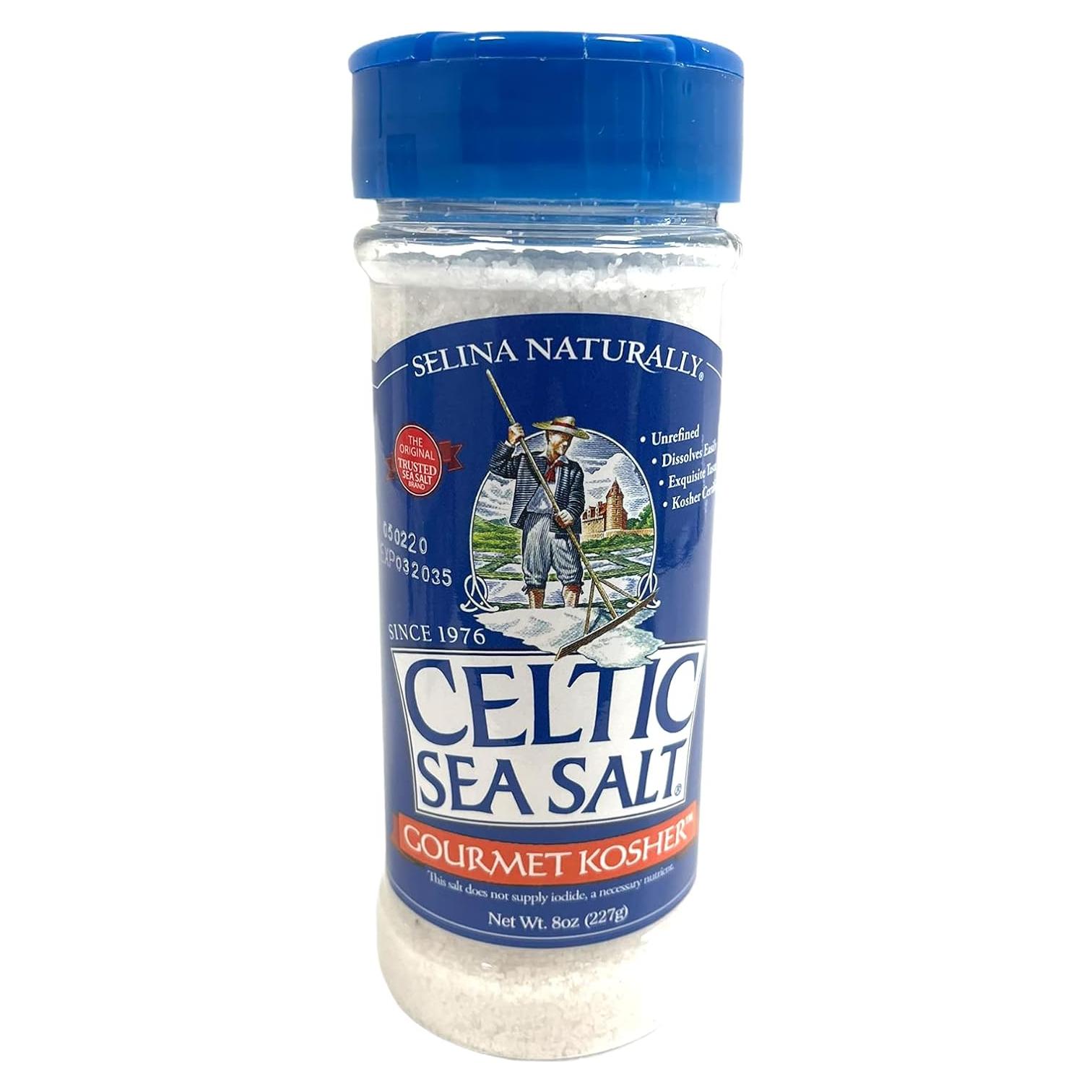 Sal Marina Celta Gourmet Kosher 227g - Salero para Cocina