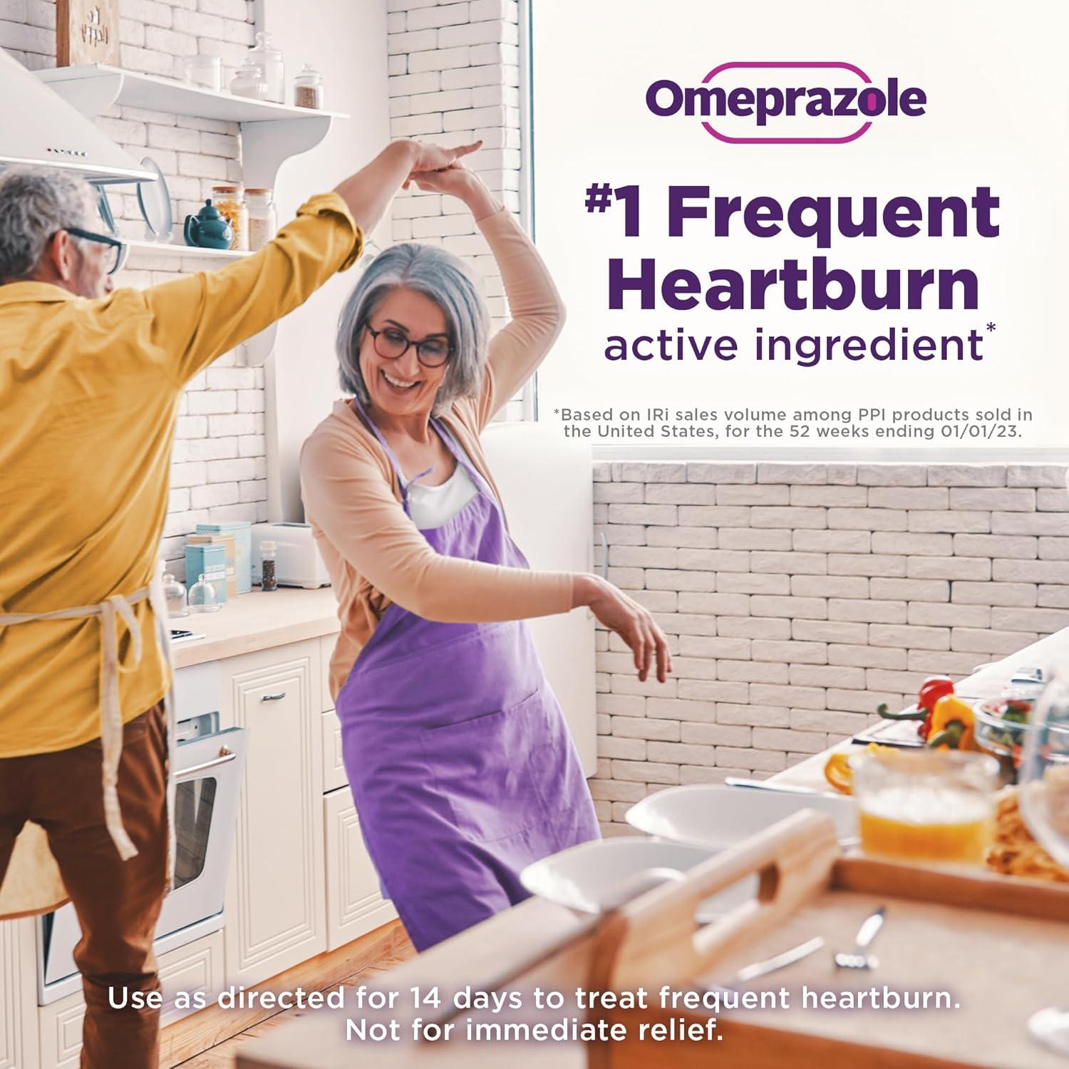 Cápsulas de Omeprazol 20 mg y Bicarbonato 1100 mg Amazon Basic Care - 42 Contenido