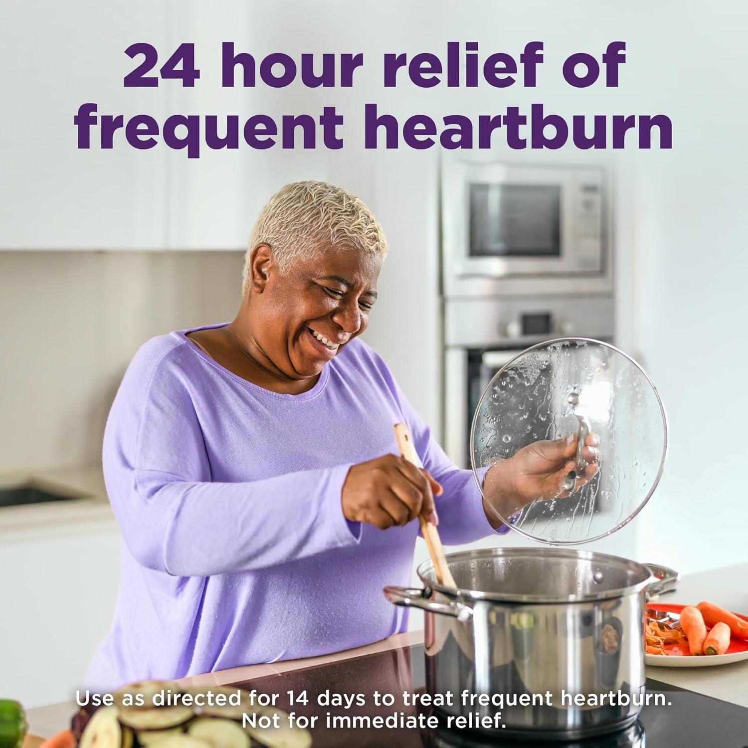 Cápsulas de Omeprazol 20 mg y Bicarbonato 1100 mg Amazon Basic Care - 42 Contenido