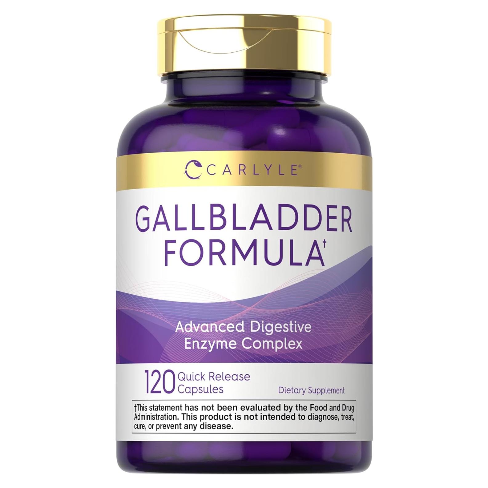 Suplemento Digestivo Carlyle | Fórmula de Vesícula Biliar | 120 Cápsulas