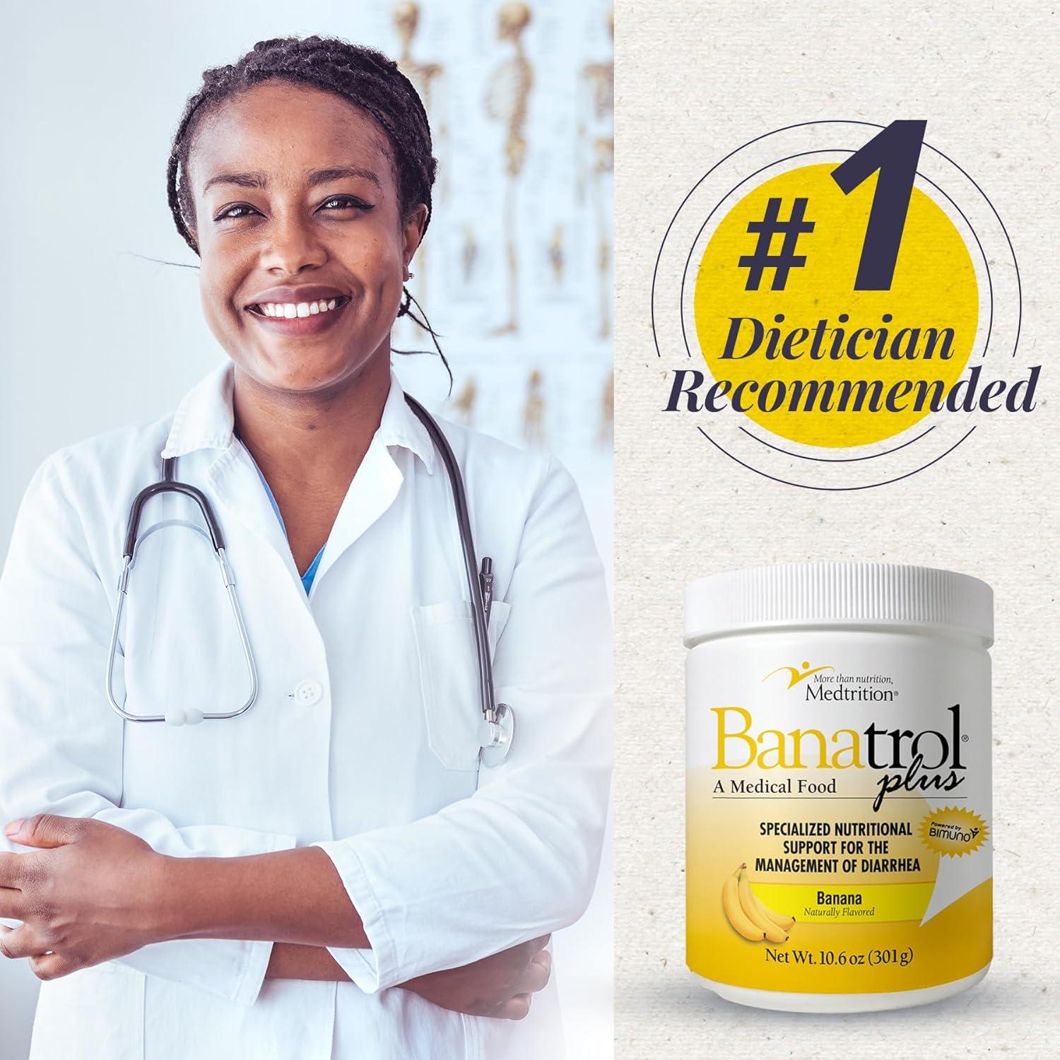 Banatrol Plus Medtrition Antidiarreico Natural 28 Porciones Plátano