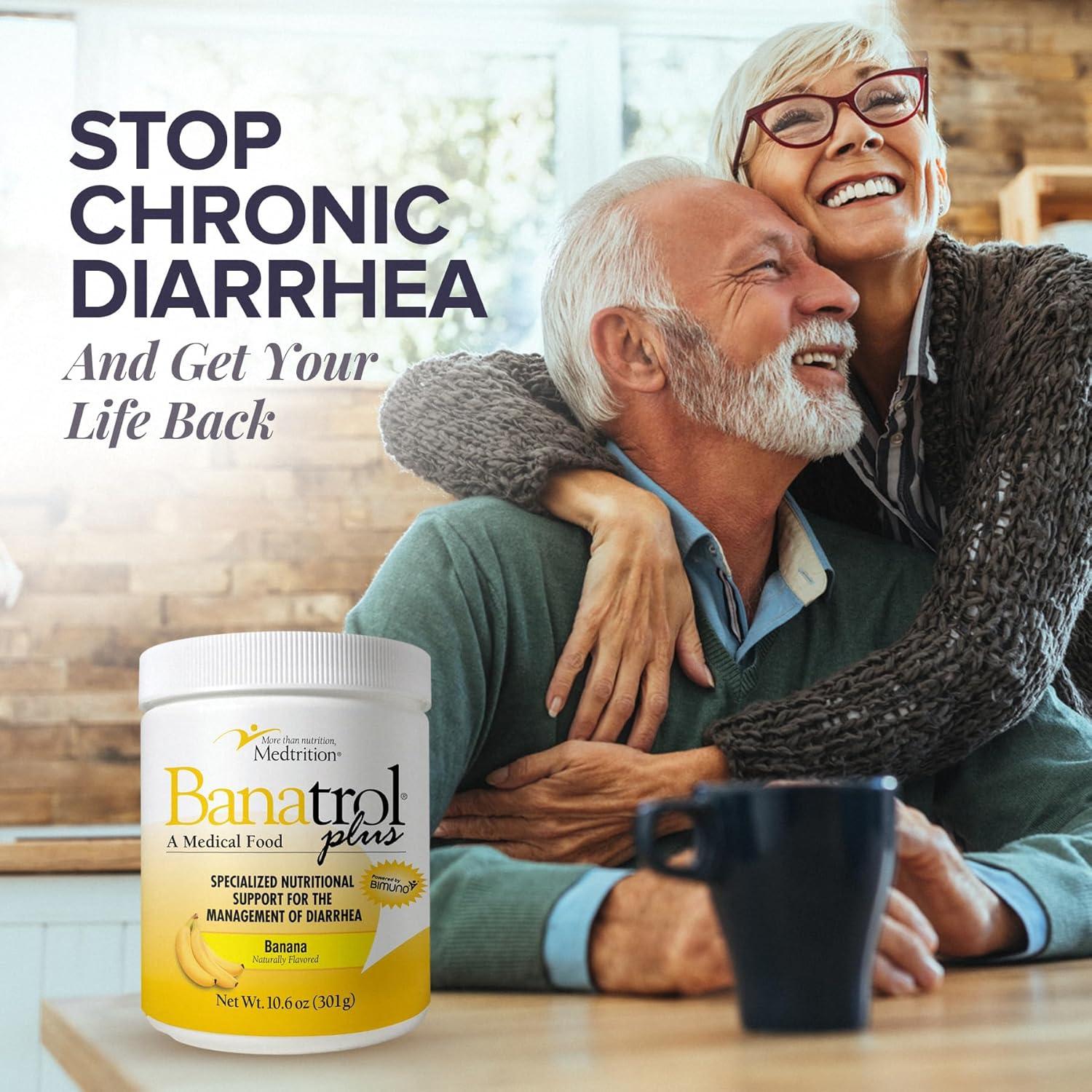 Banatrol Plus Medtrition Antidiarreico Natural 28 Porciones Plátano