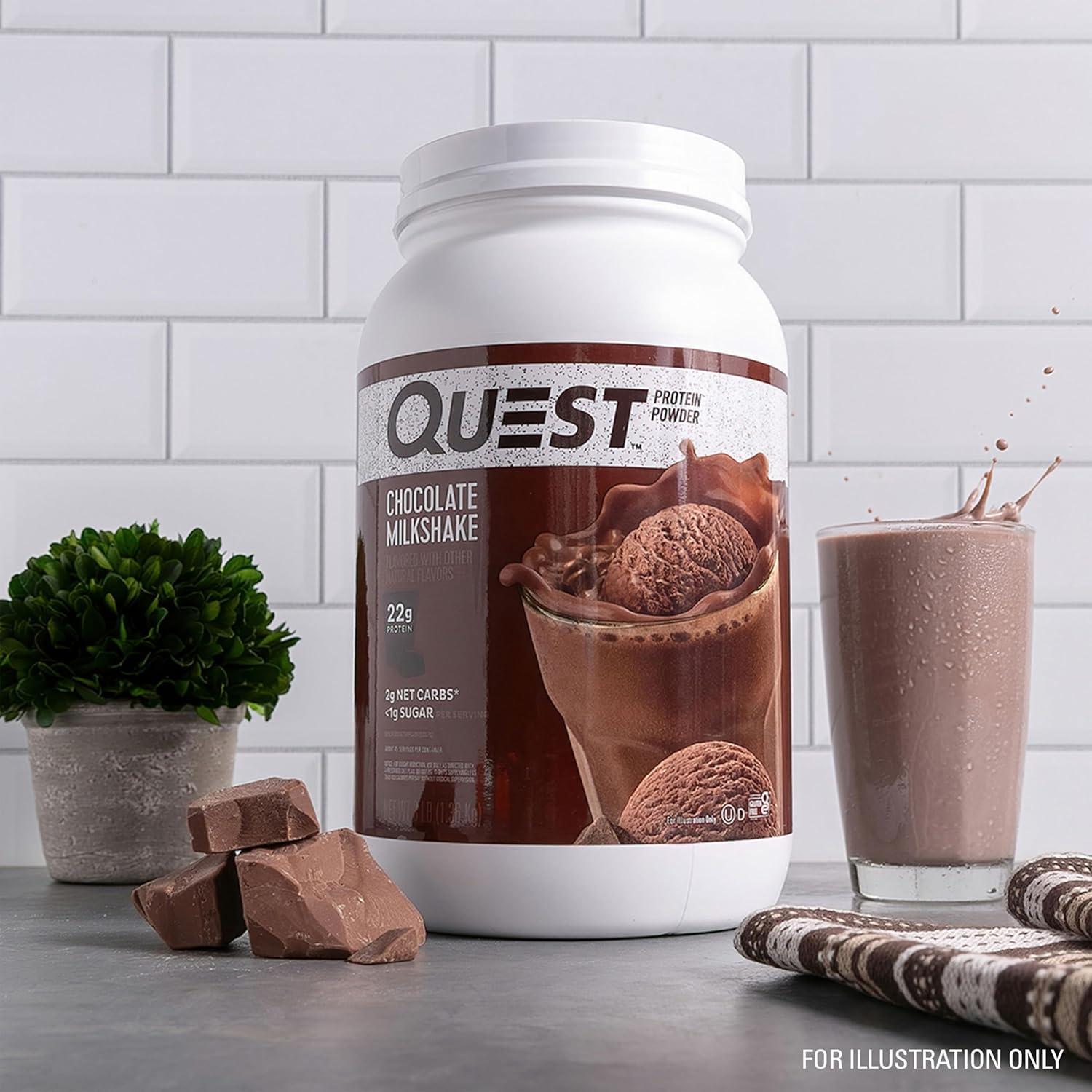 Polvo de Proteína Chocolate con Leche Quest 1.36kg 22g Proteína
