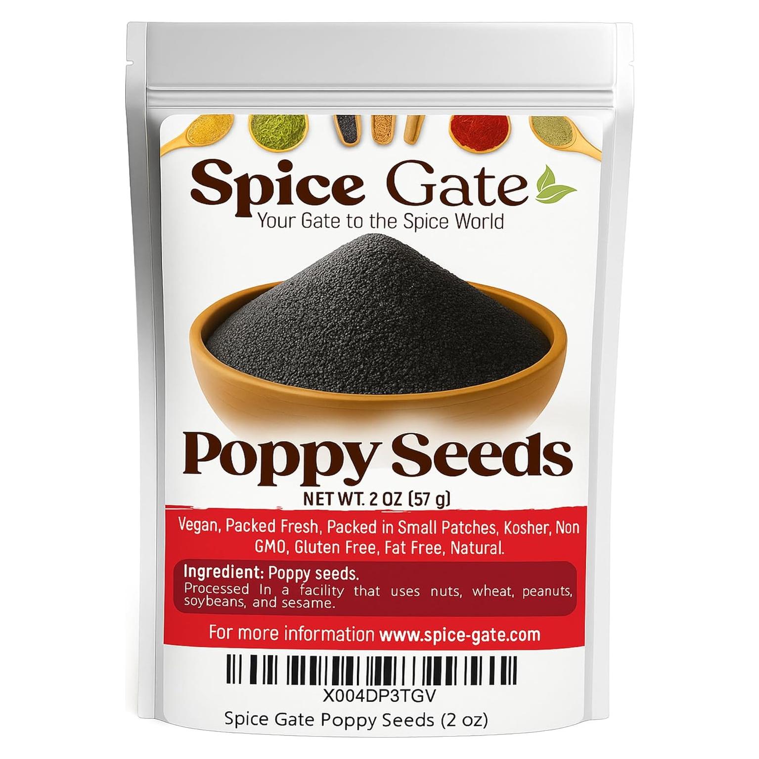 Semillas de Amapola Spice Gate 56.7 g - Sabor Delicado Gourmet