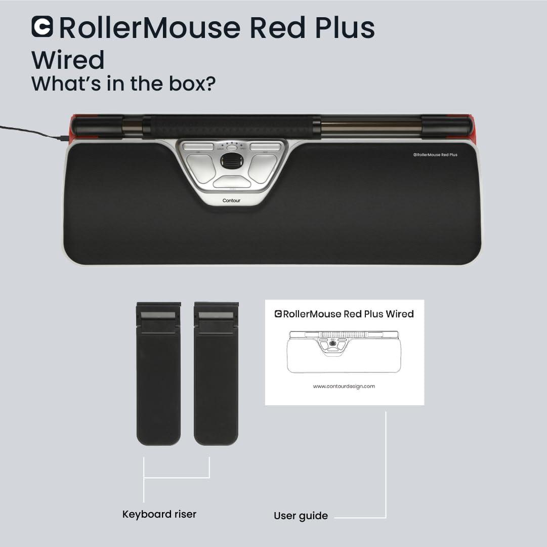 RollerMouse Red Plus Contour Design - Ratón Ergonómico