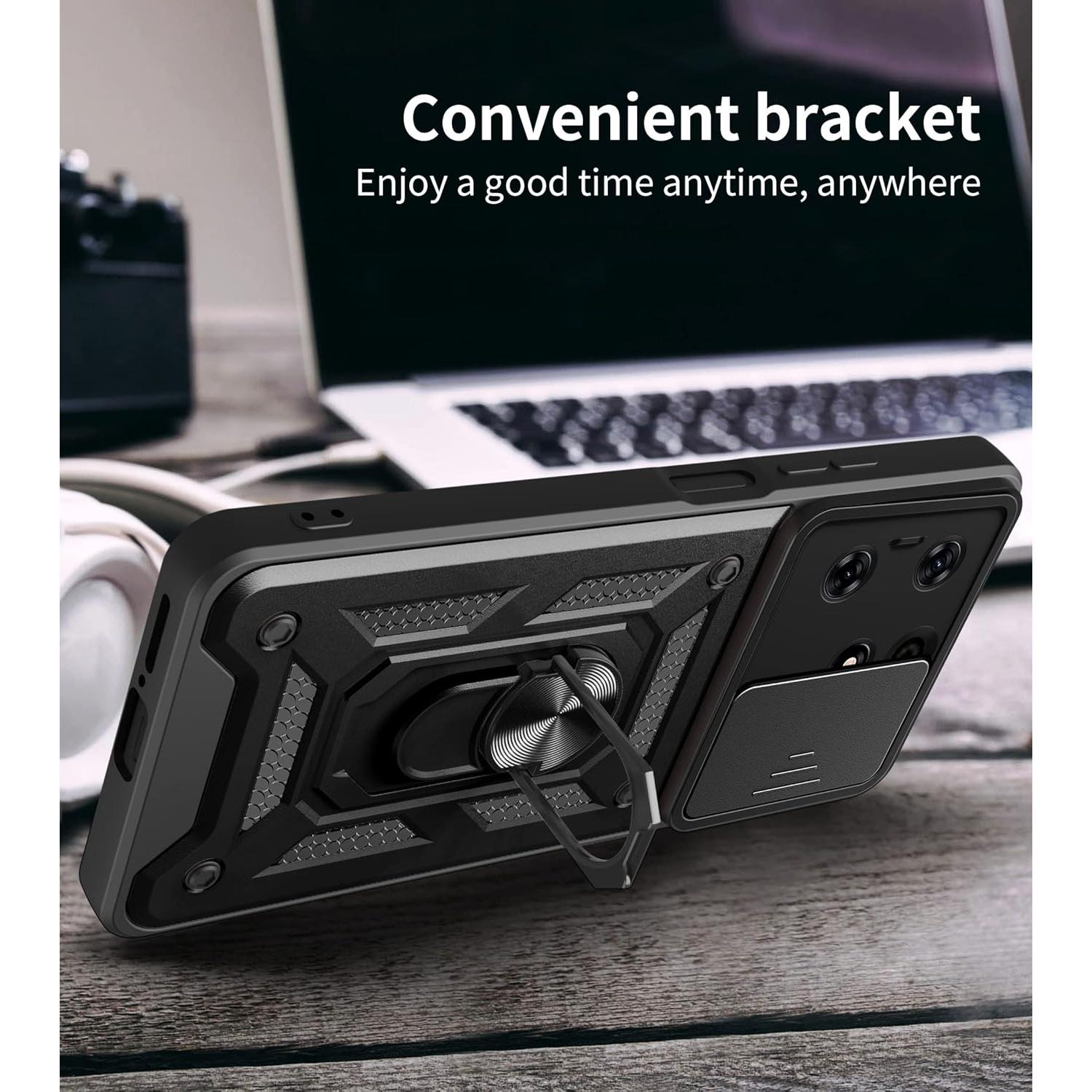 Funda a Prueba de Golpes Kukoufey para Tecno Spark 10 Pro Plateada