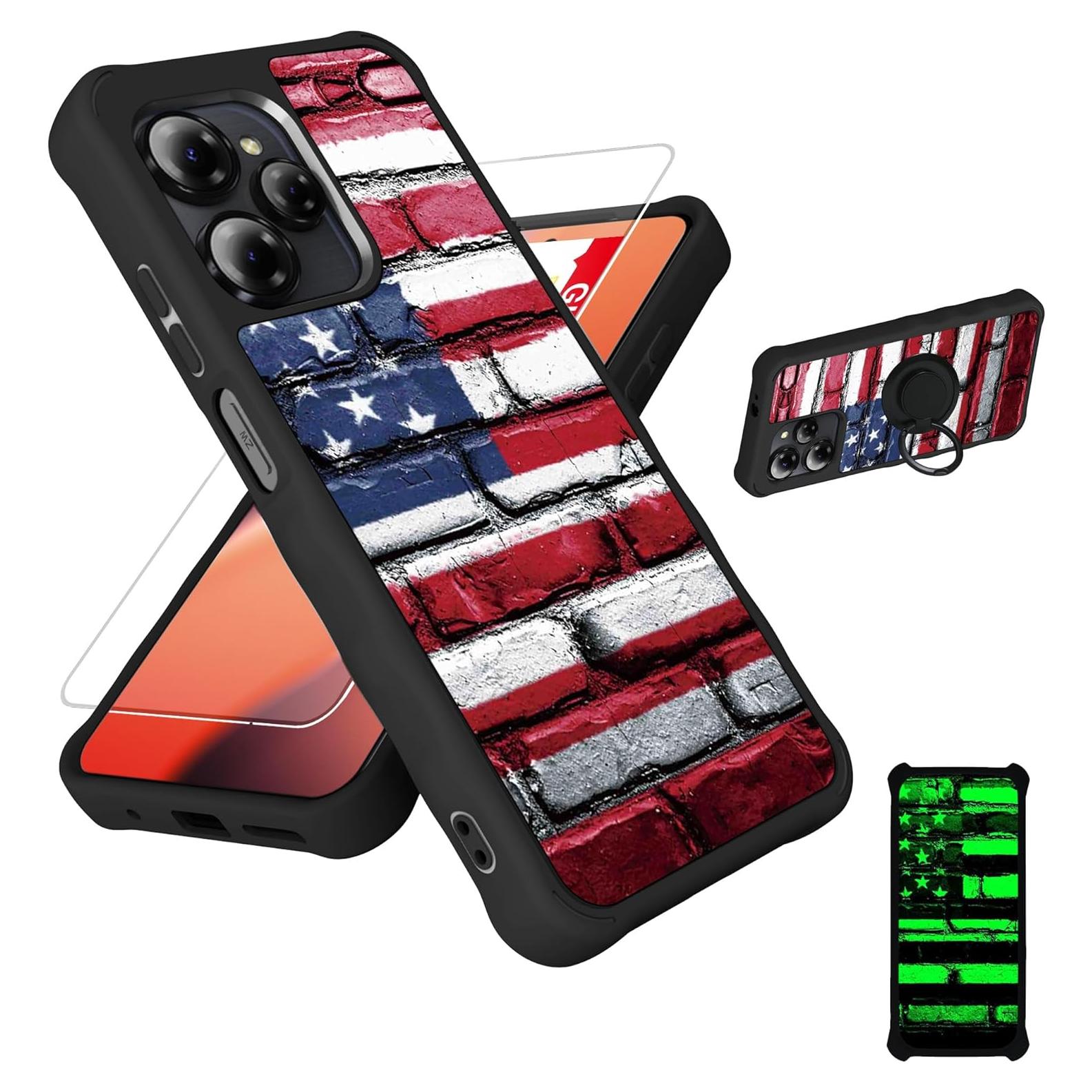 Funda Híbrida YGH-GQ para BLU View Speed Ultra 5G con Protector