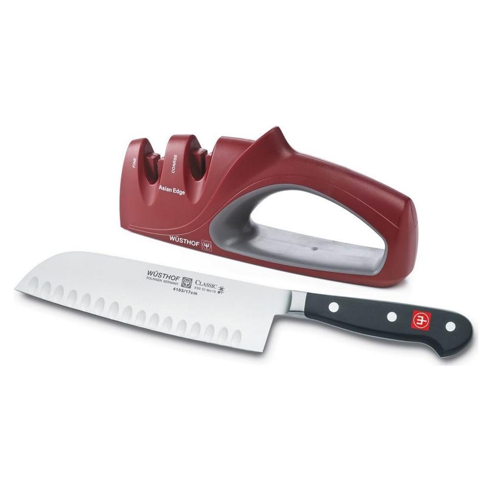 Cuchillo Santoku Wüsthof Clásico 17.78 cm con Afilador