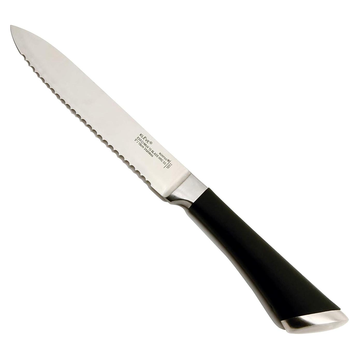 Cuchillo de Tomate Serrado Norpro KLEVE 13cm Acero Inoxidable