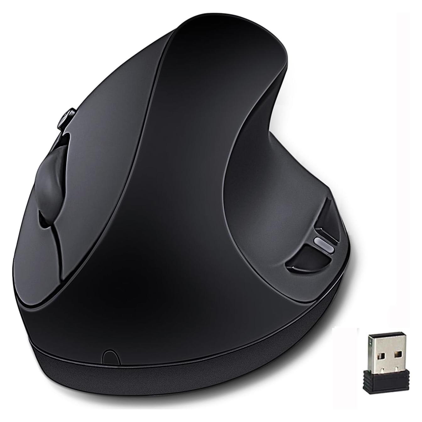 Ratón Inalámbrico Ergonómico SUNGI S8 Negro DPI Ajustable