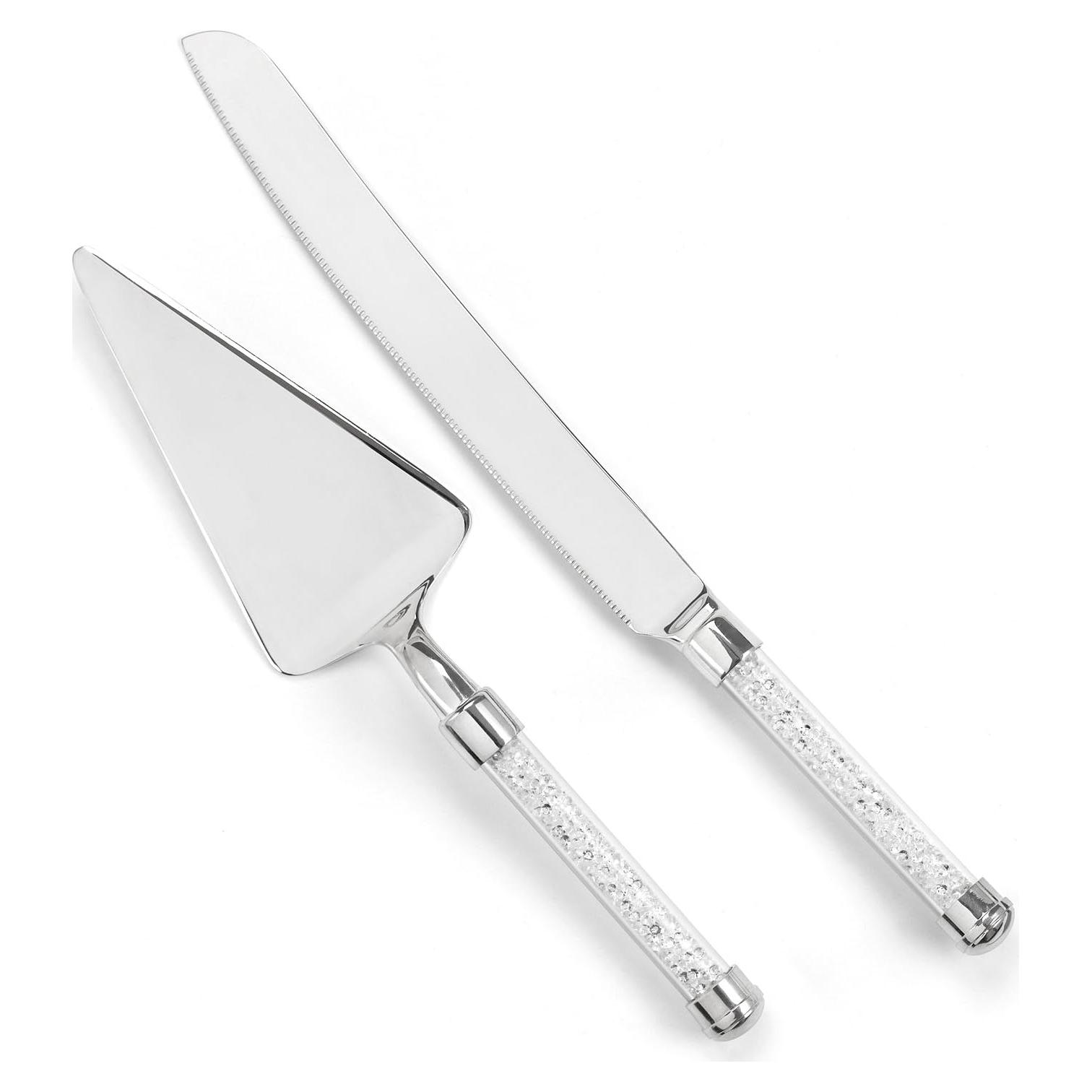 Juego de cuchillo y servidor de pastel Hortense B. Hewitt 2 piezas