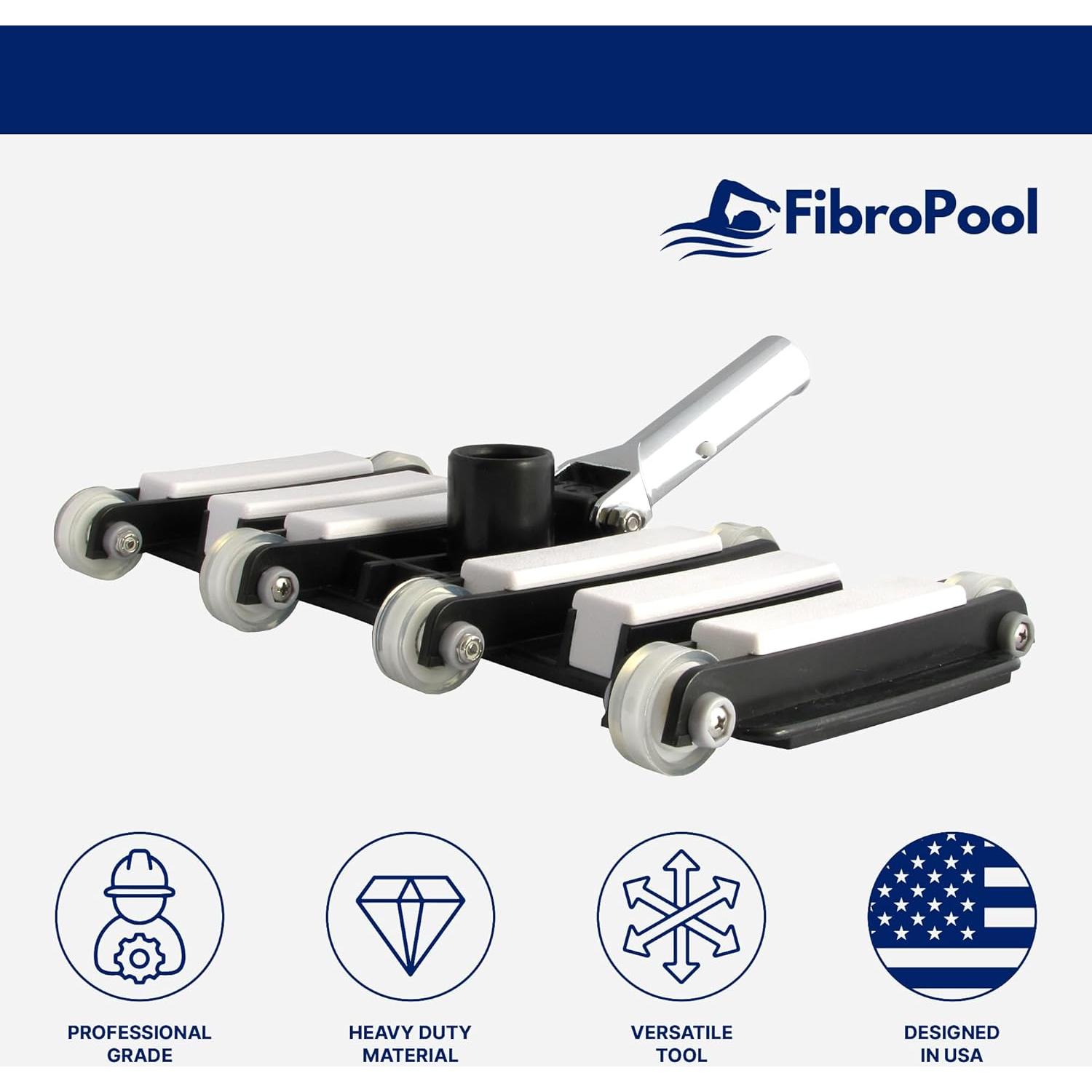 Cabezal de Vacío Profesional FibroPool 36.6x26.7cm Flexible