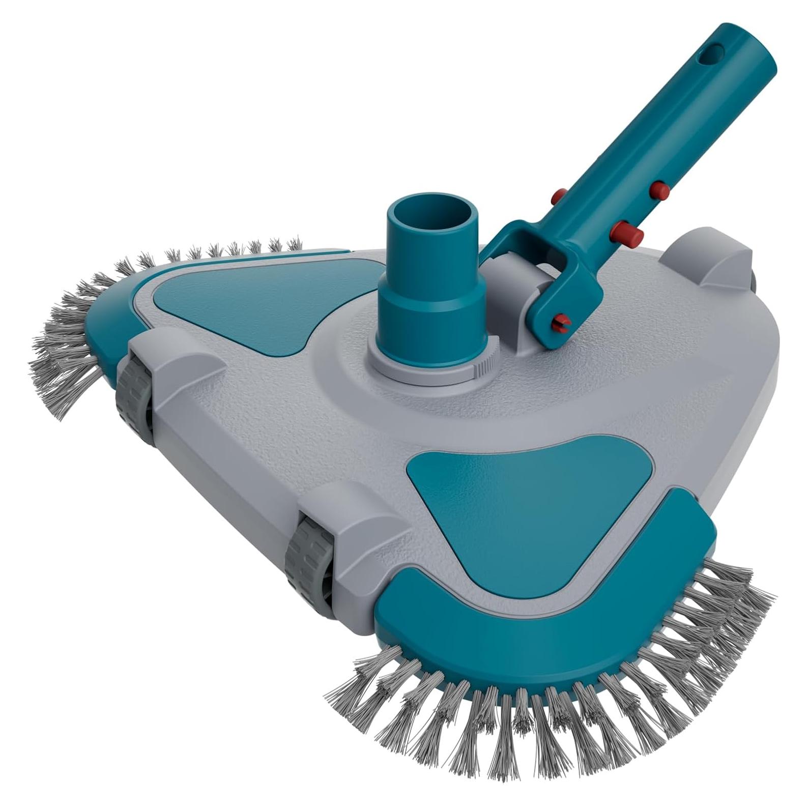 Cabezal de Vacío Triangular Ponderado POOLWHALE 34.5x30 cm