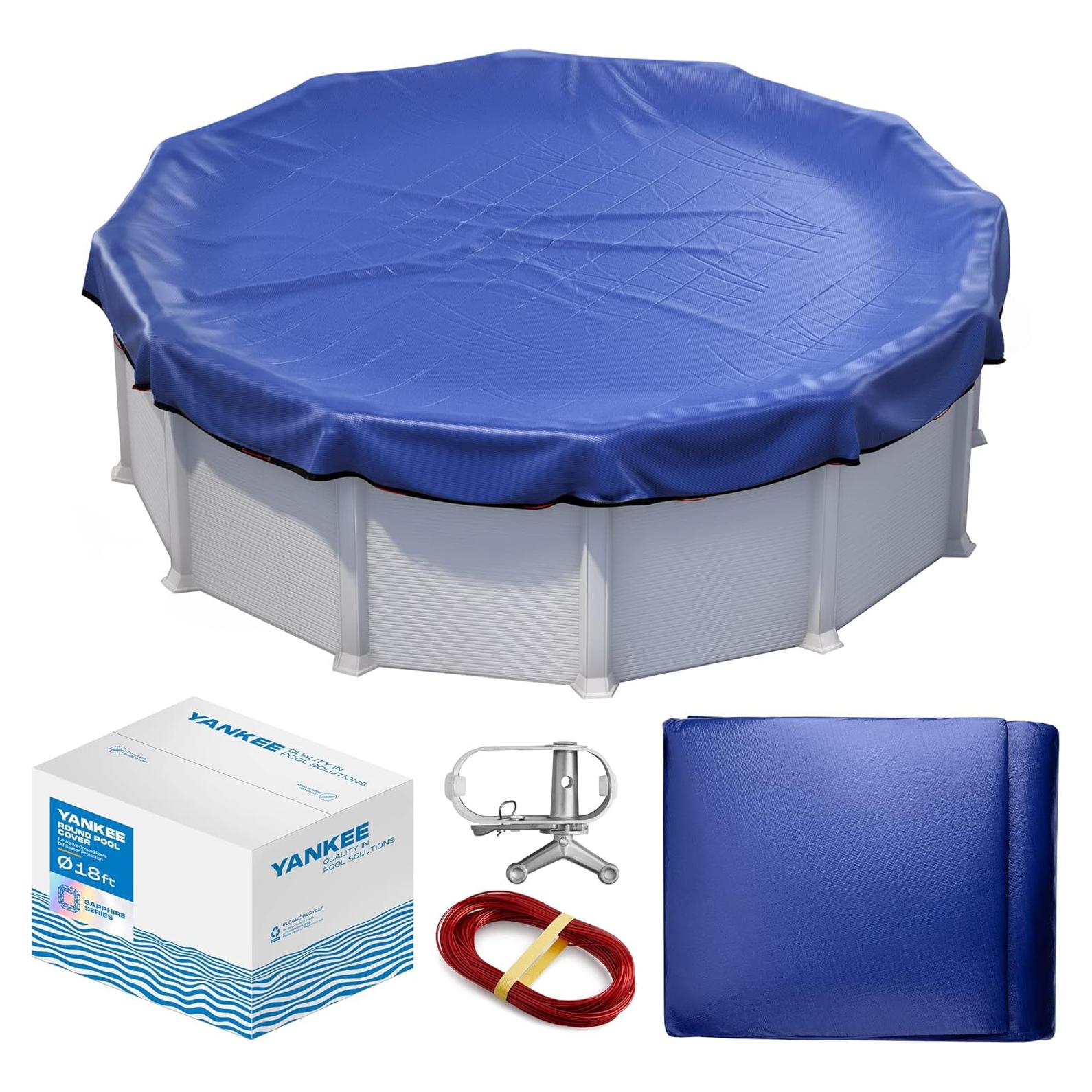 Cubierta de piscina redonda 18 pies Yankee Pool Pillow - Zafiro