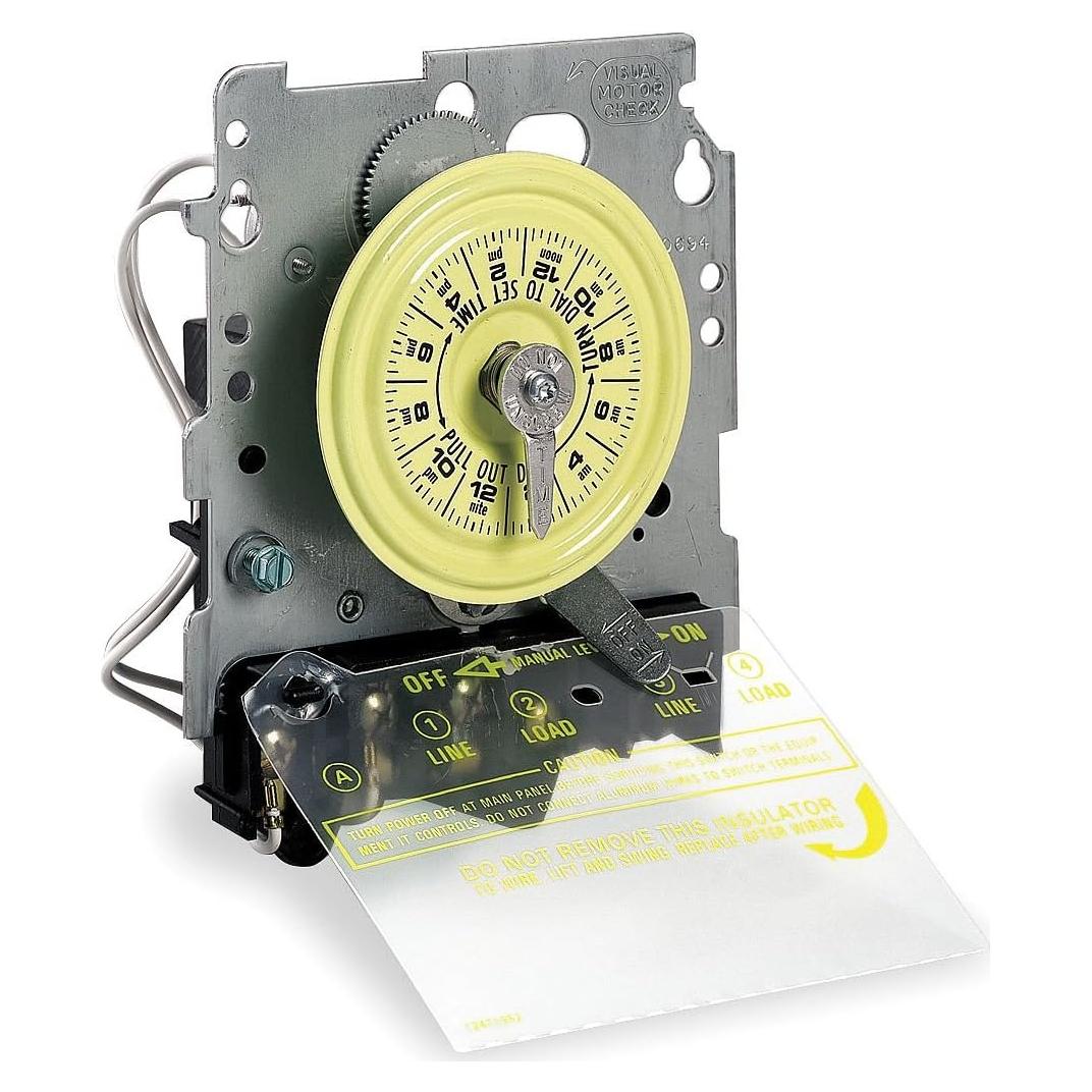 Mecanismo de Temporizador Intermatic T104M 24 Horas DPST