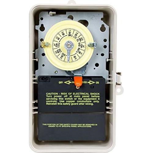 Interruptor de Tiempo Mecánico Intermatic T104P3 - Doble Polo 40A