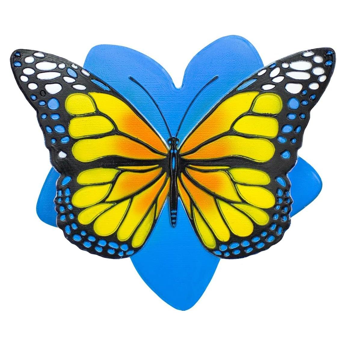 Dispensador de Cloro Flotante Poolmaster Mariposa Amarilla 25.4 cm