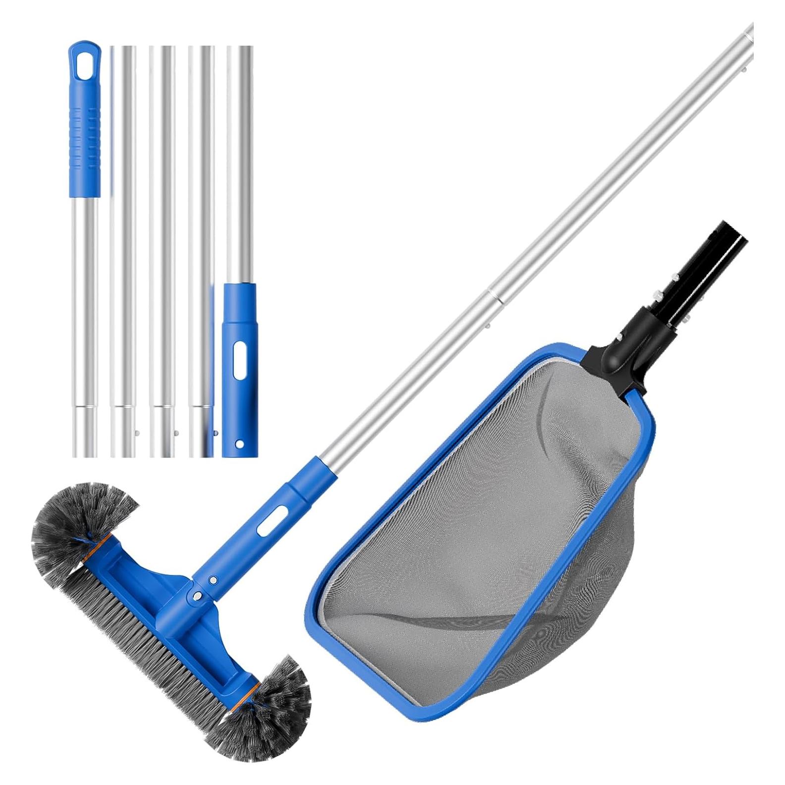 Kit de Limpieza de Piscina Sepetrel con Red y Cepillo 30cm