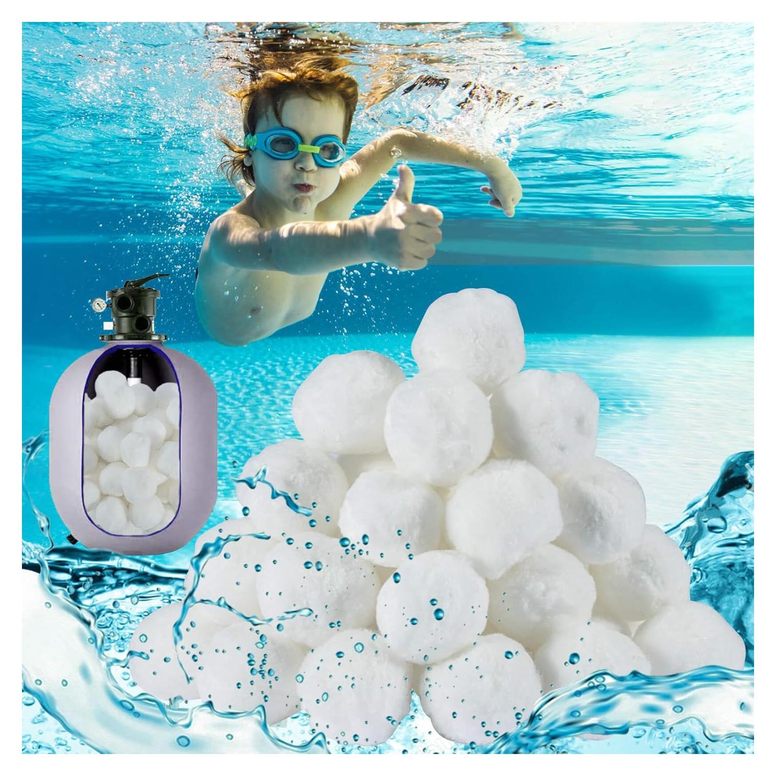 Bolas de Filtro Reutilizables MAQIHAN 50PCS para Piscina