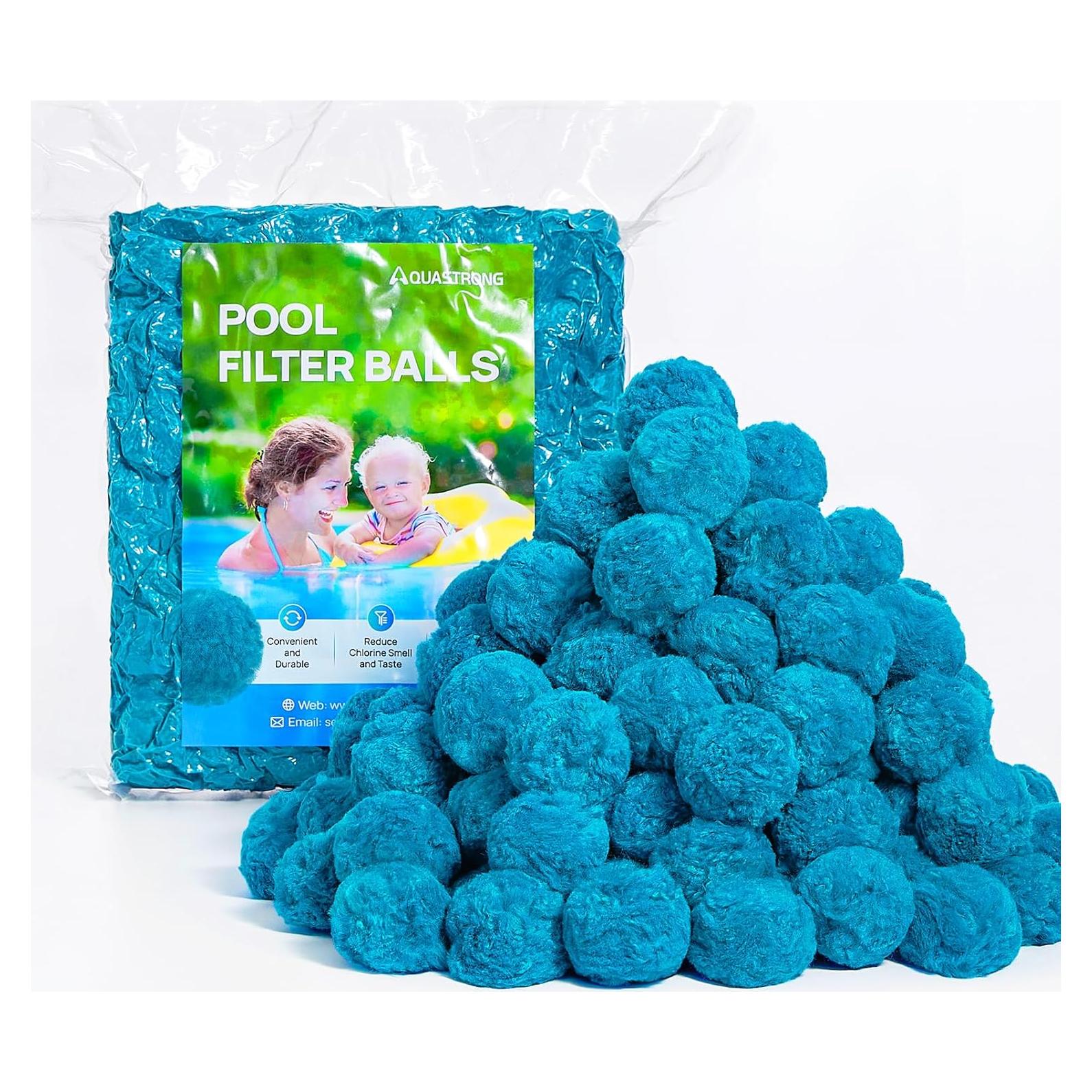 Bolas de Filtro AQUASTRONG 2.08 kg Reutilizables para Piscinas