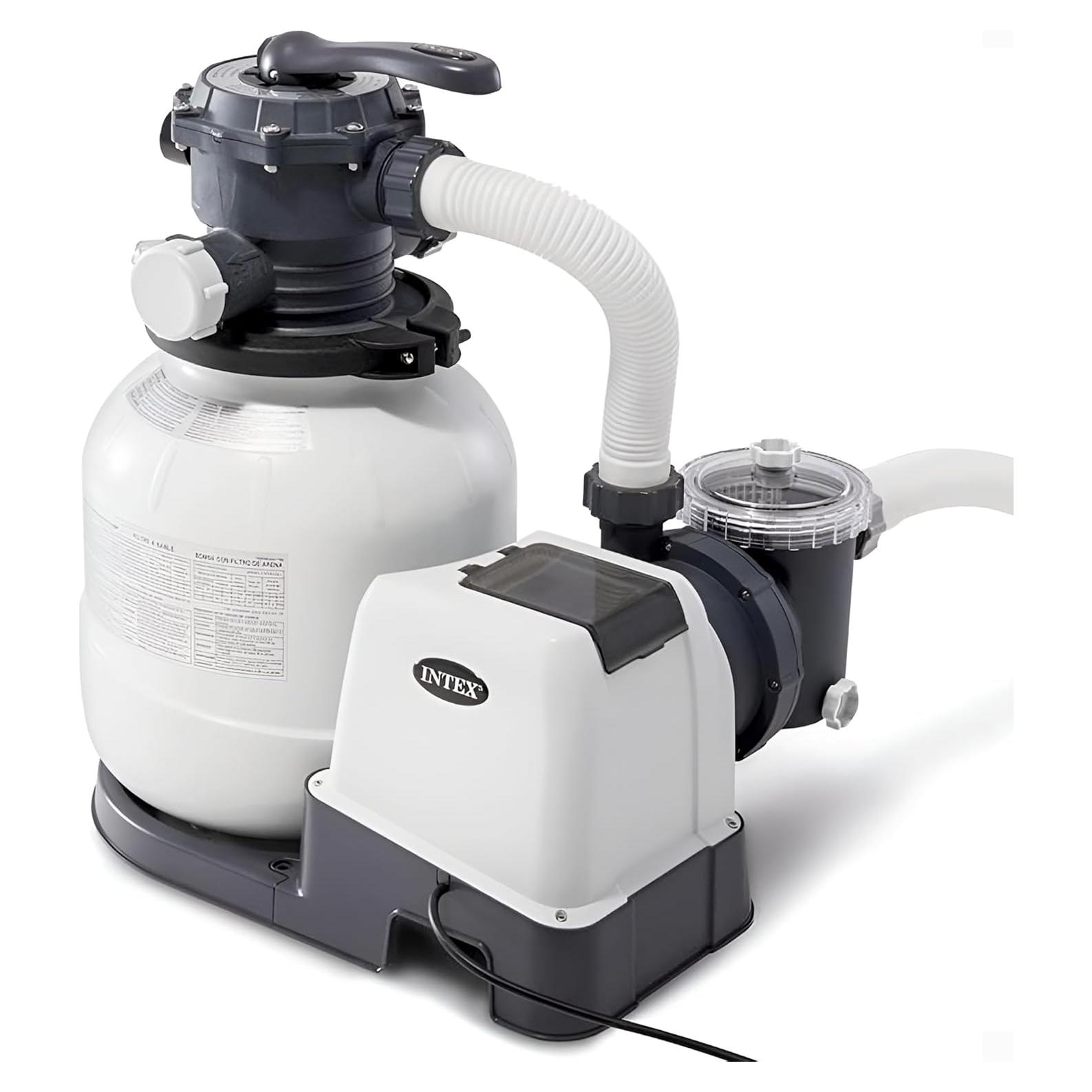 Bomba de Filtro de Arena Intex SX2100 7949 L/h para Piscinas