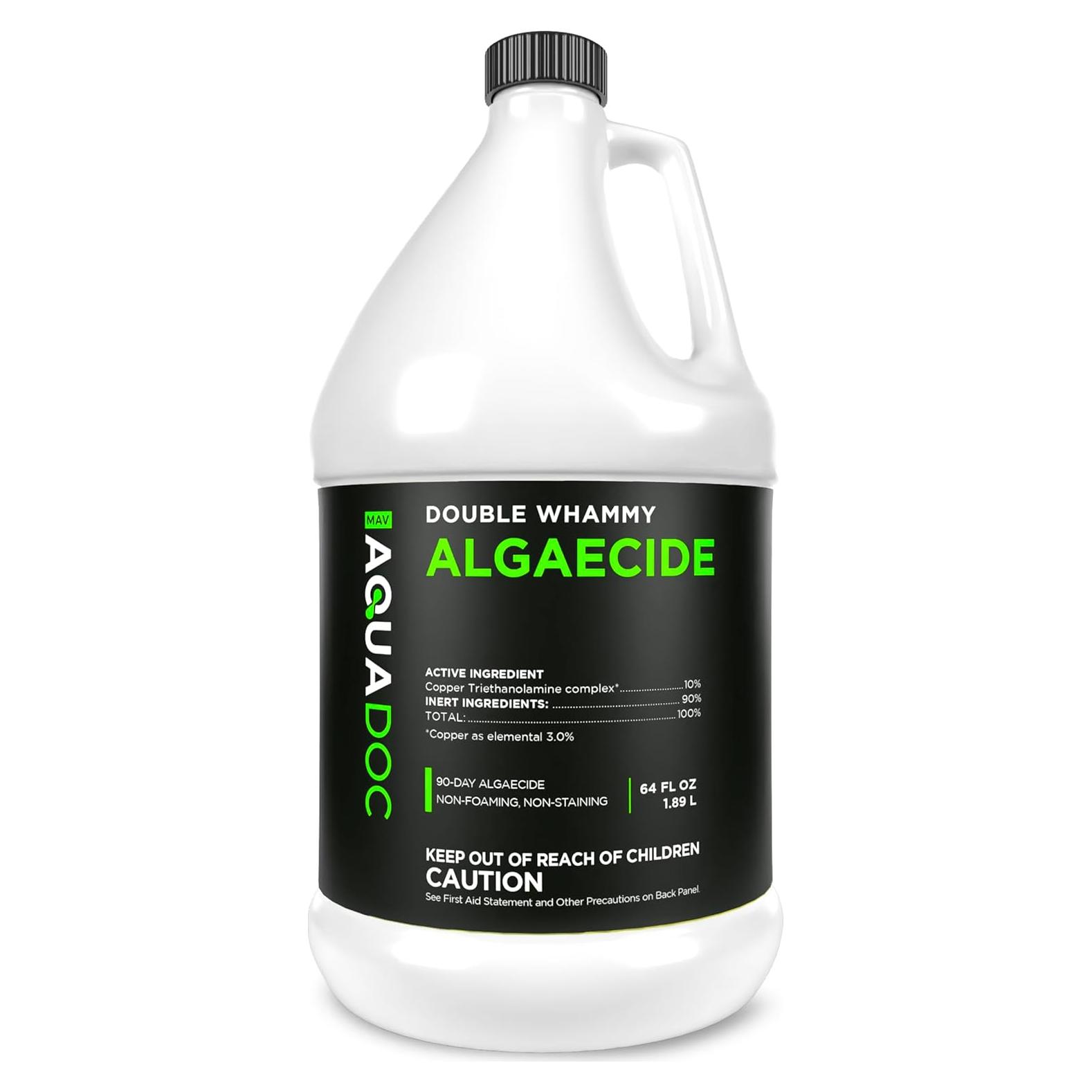 Algaecida Doble Golpe AquaDoc 1.81 kg - Control de Algas 90 Días