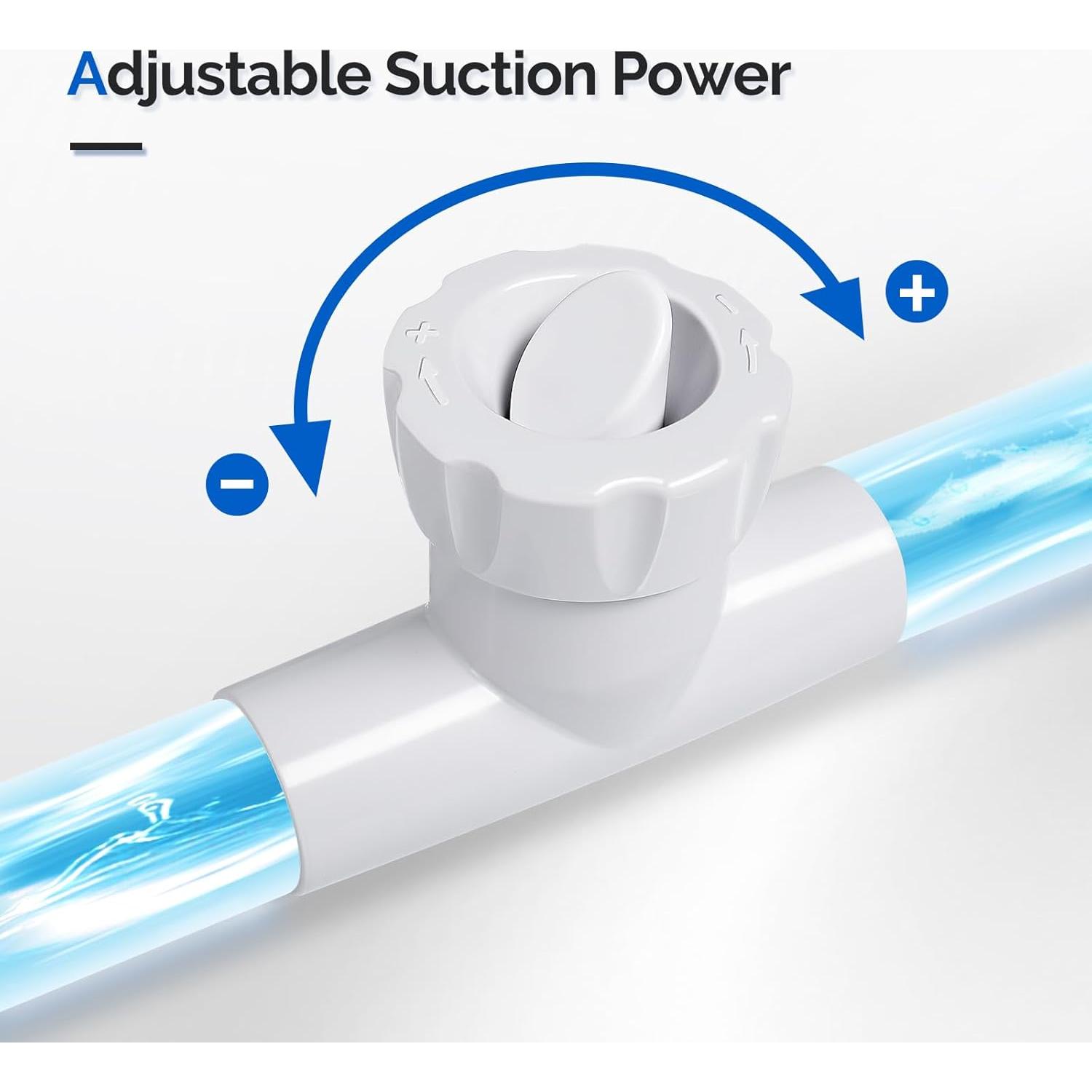 Limpiador Automático de Piscinas VINGLI 2025 12m Azul y Blanco