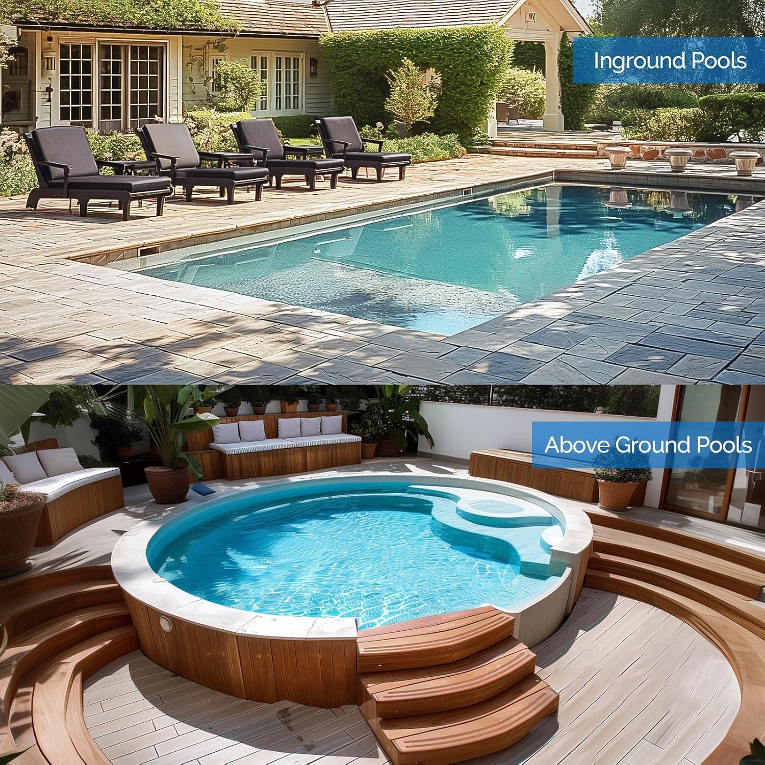 Limpiador Automático de Piscinas VINGLI 2025 12m Azul y Blanco