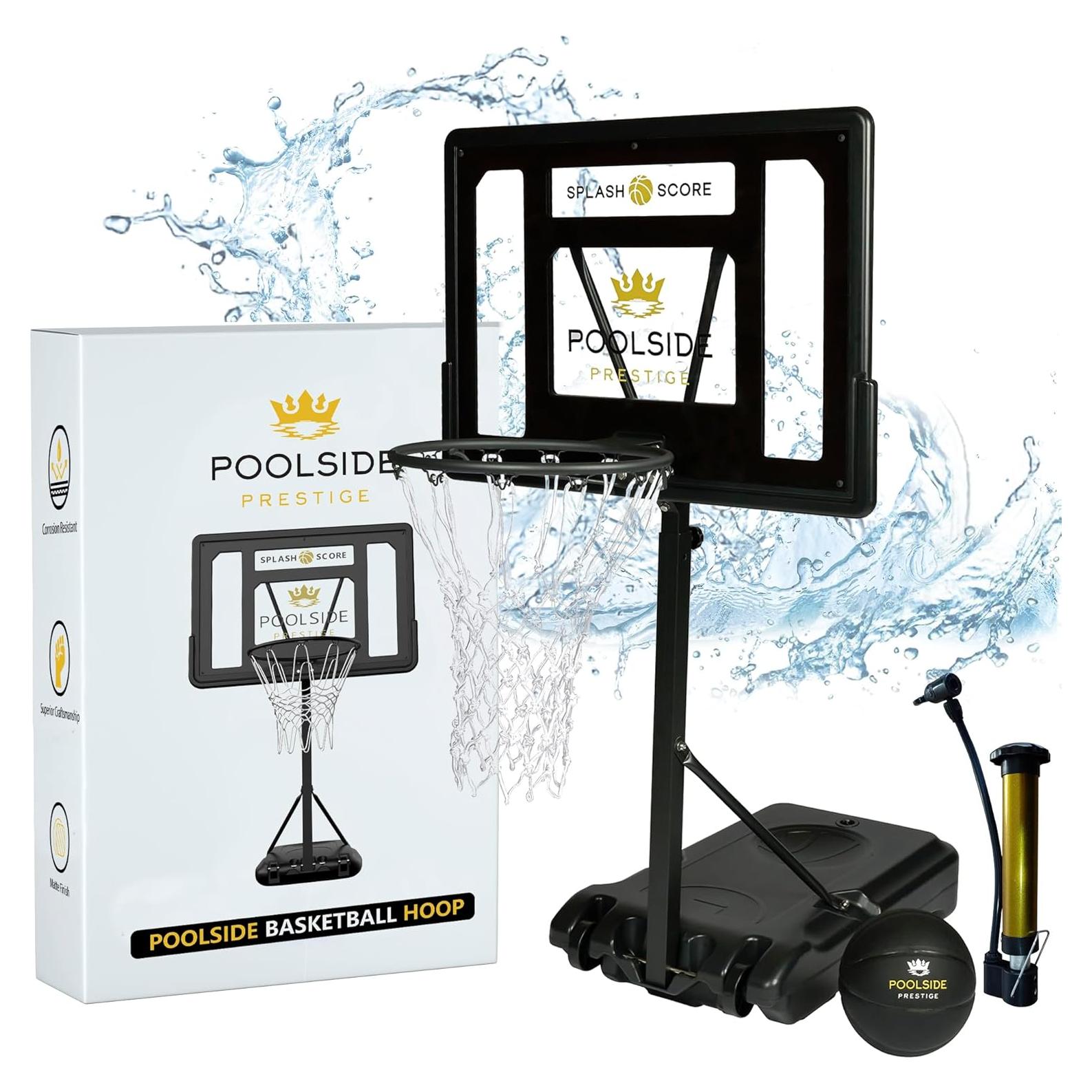 Aro de Baloncesto Ajustable POOLSIDE PRESTIGE para Piscina 89-122 cm