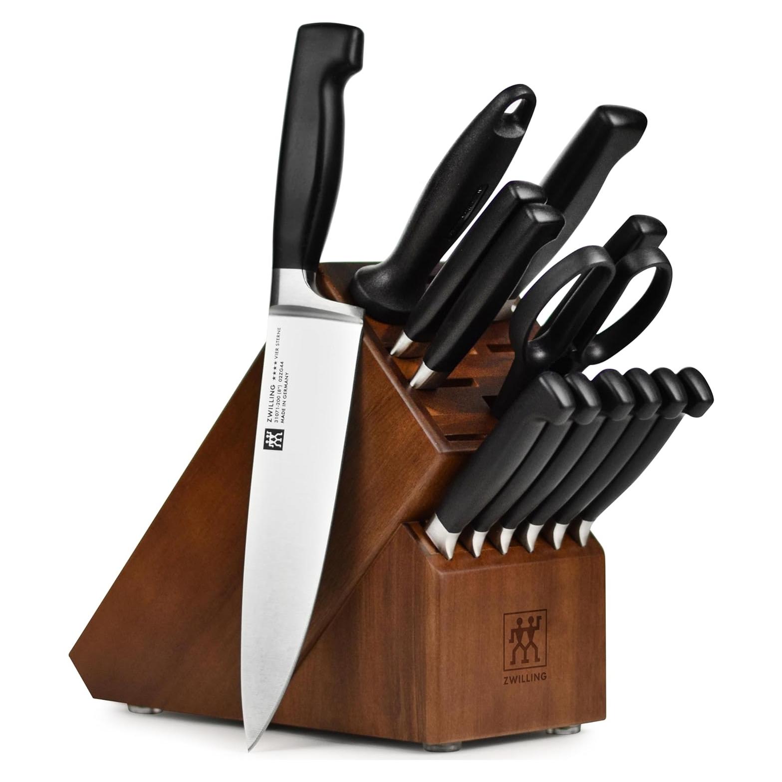 Set de Cuchillos ZWILLING Four Star 14 Piezas Acero Inoxidable