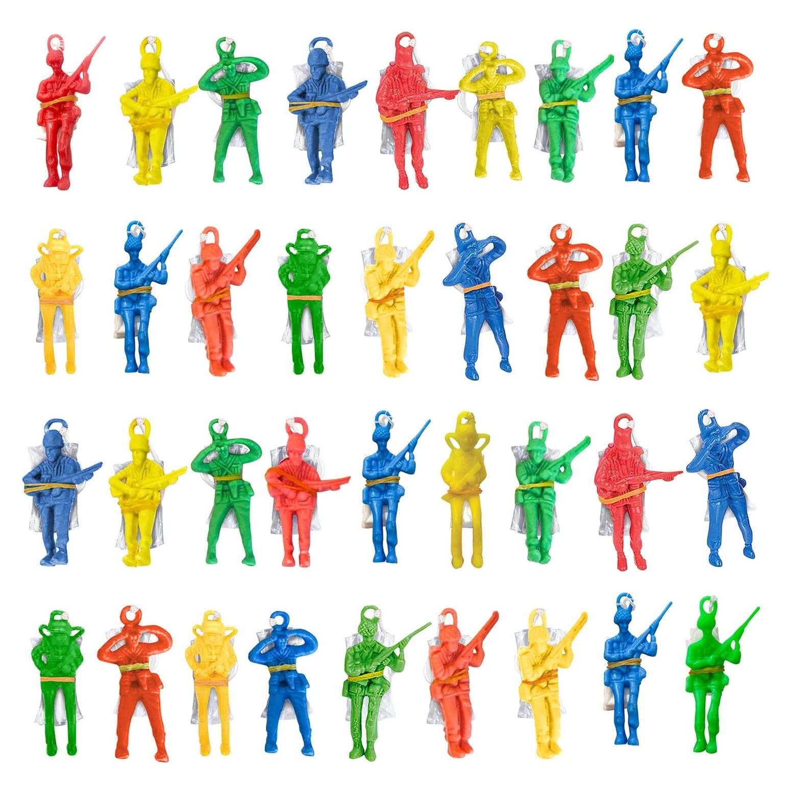 ArtCreativity 36 Juguetes Paracaídas 6,35 cm Colores Variados