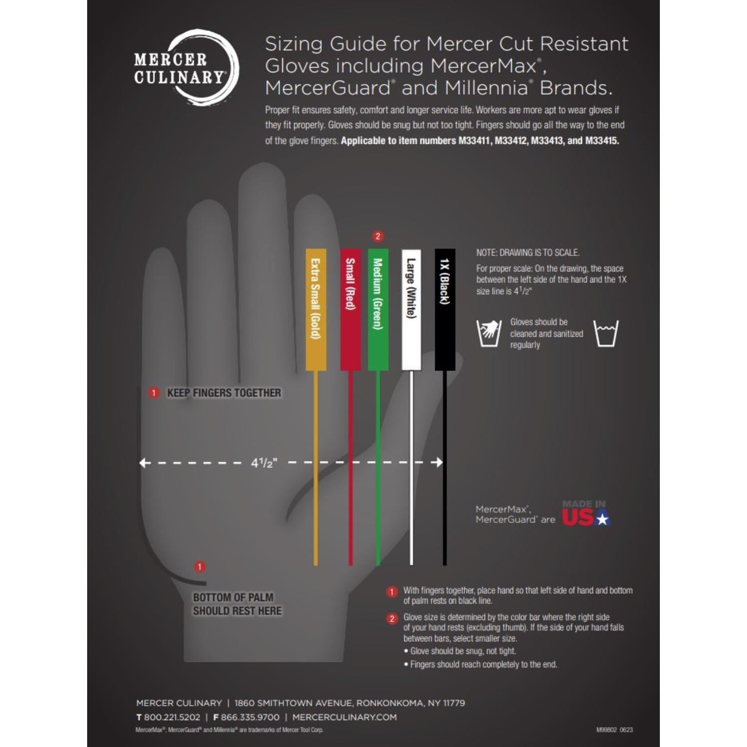 Guante de Corte Mercer Culinary Nivel A5 Pequeño