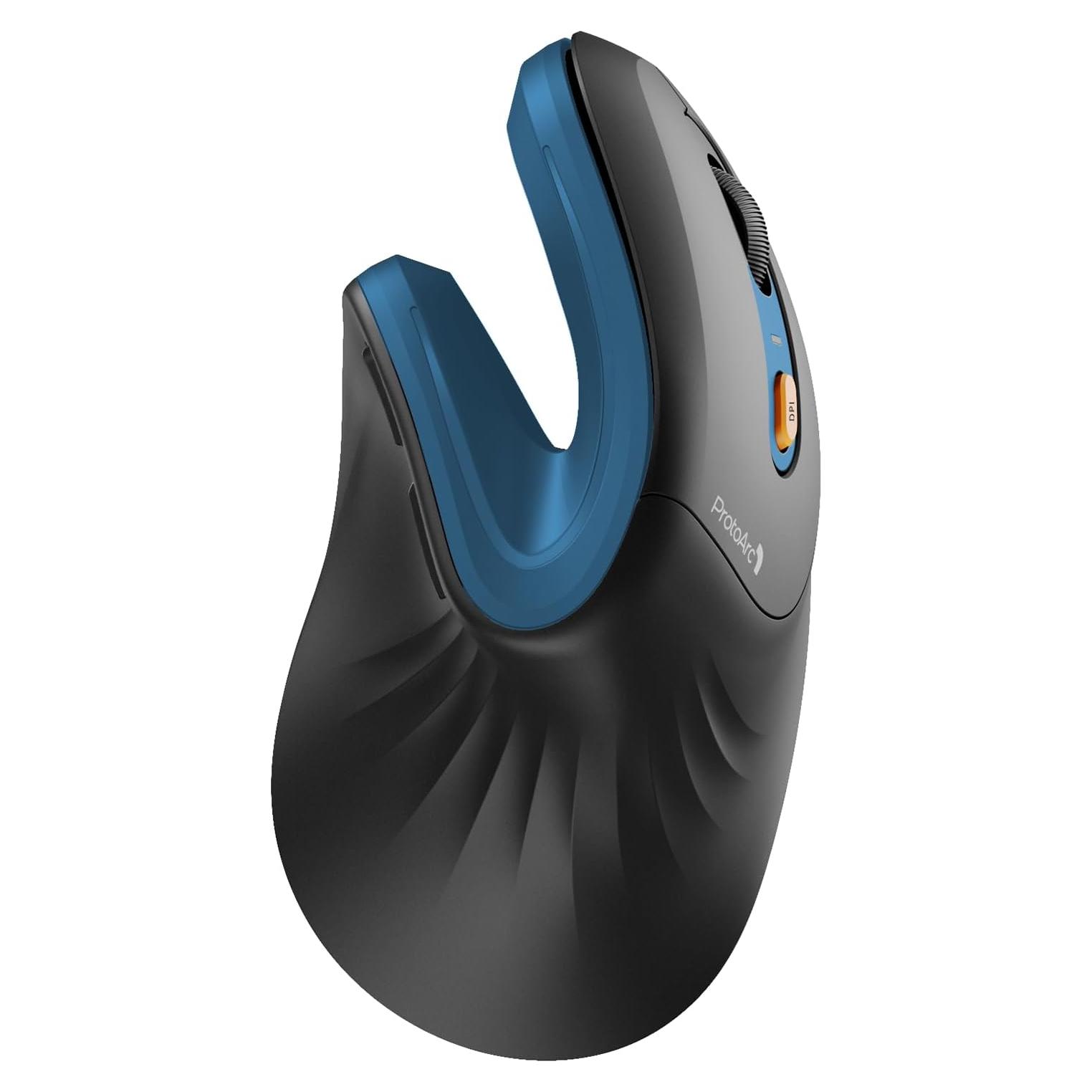 Ratón Vertical Ergonómico ProtoArc EM11 NL Inalámbrico Azul