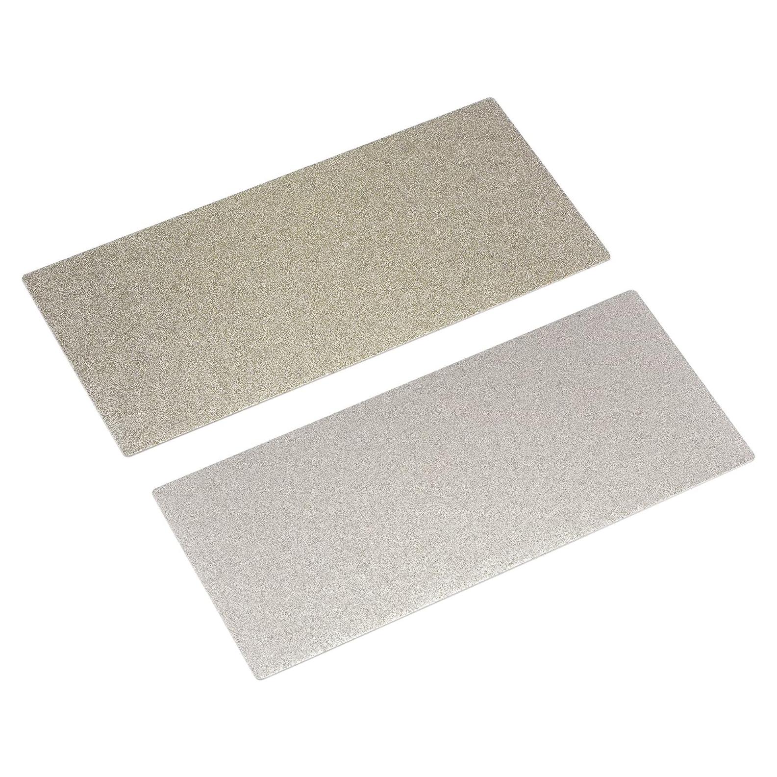 Piedra de Afilar de Diamante uxcell 170mm 80/120 Granos 2pcs