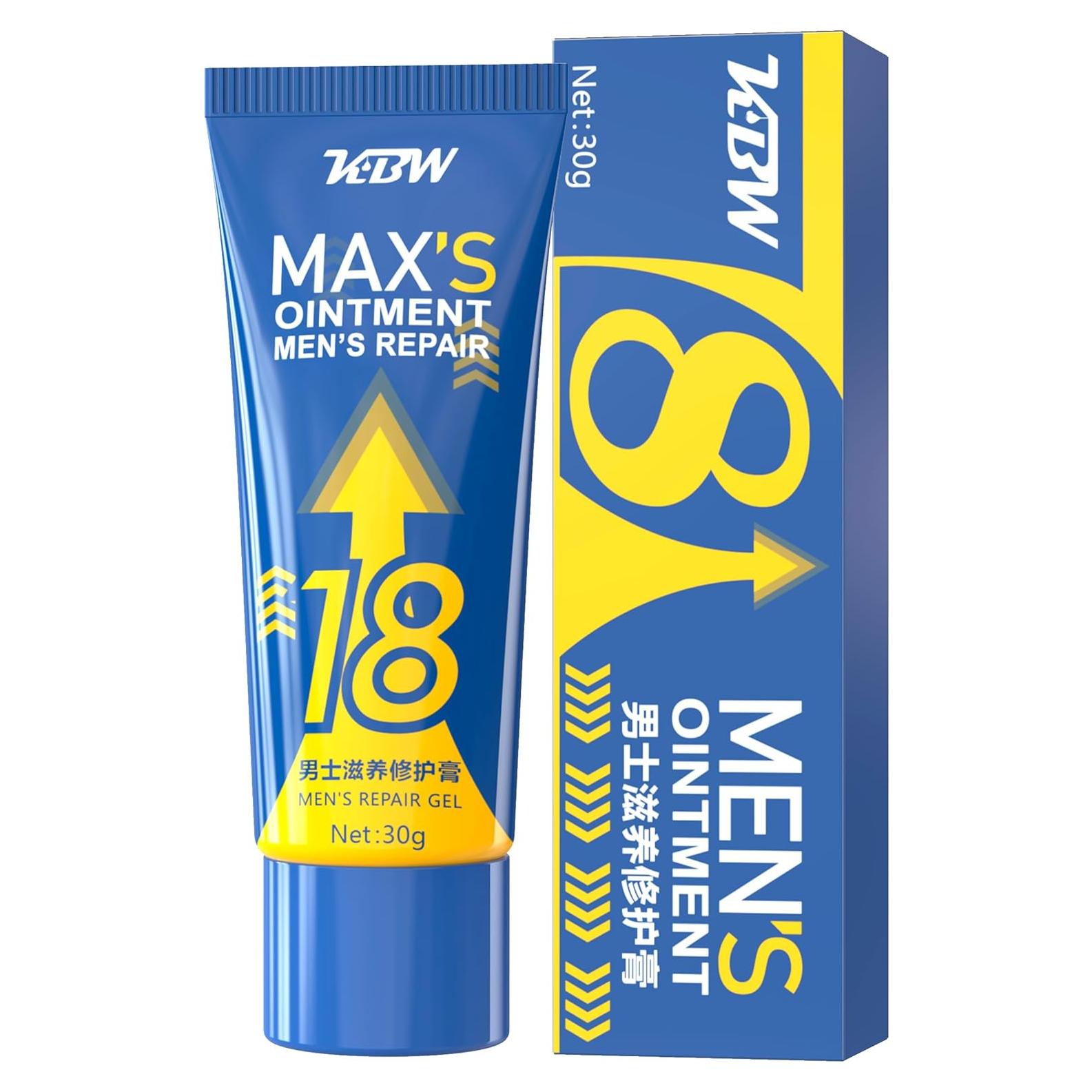 Gel de Masaje Aumento Masculino KBW XXL 40g - Fuerza y Grosor