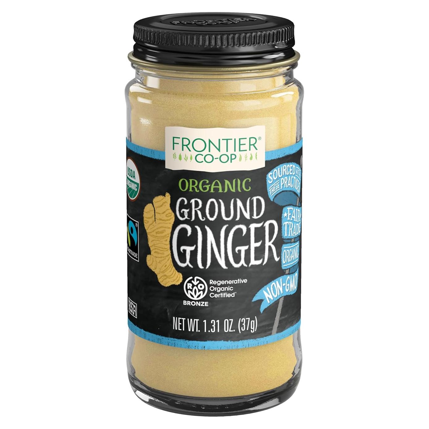 Polvo de Raíz de Jengibre Orgánico Frente Co-op 37g