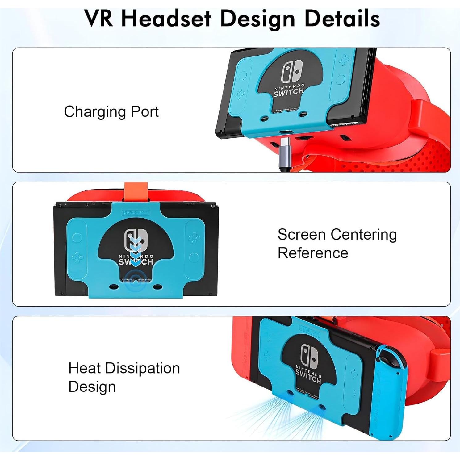 Auriculares VR Rechale para Nintendo Switch OLED HD