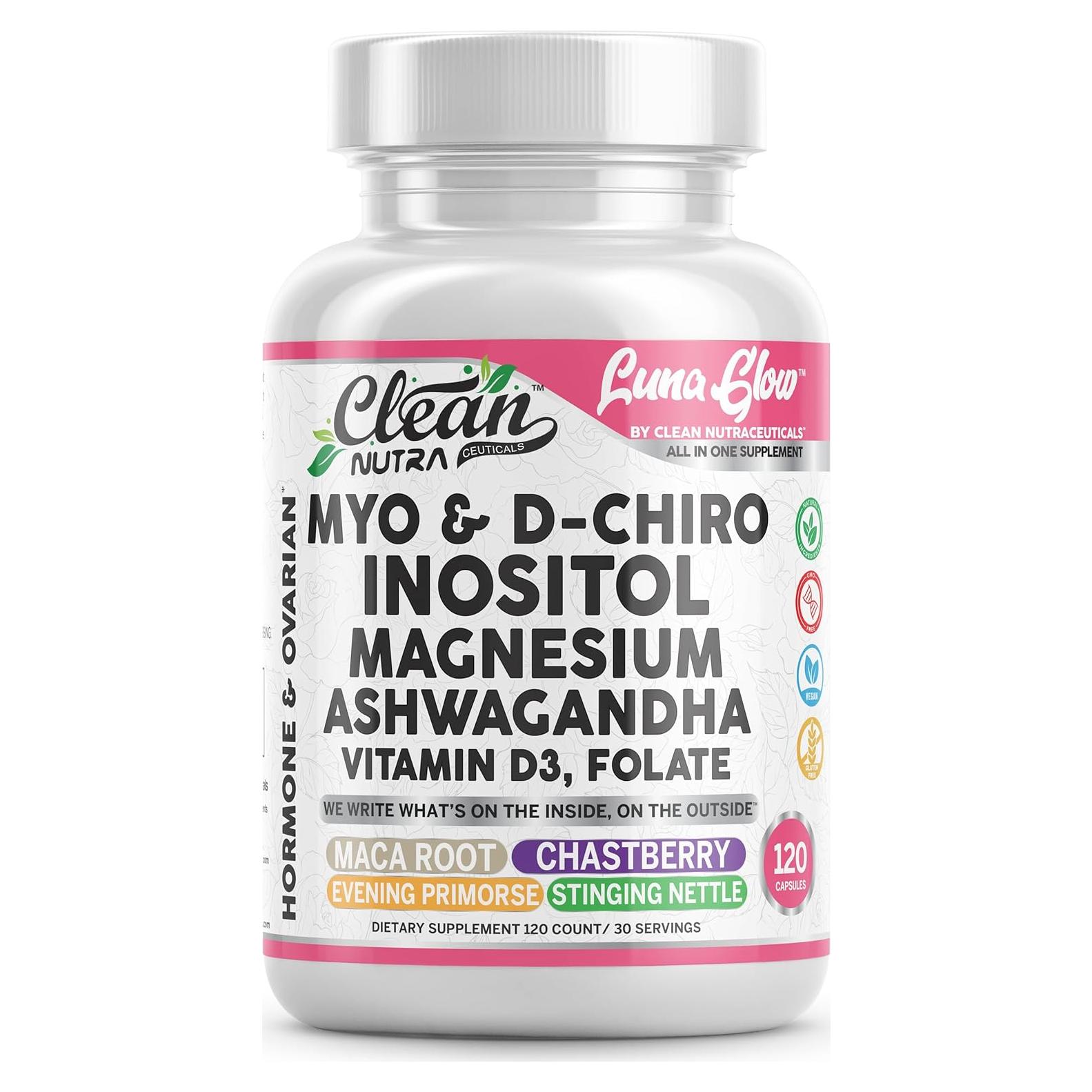 Luna Glow Cápsulas de Soporte Hormonal 120 Unidades Clean Nutra