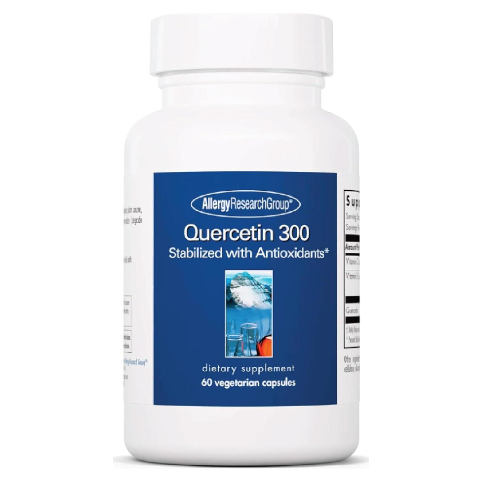 Suplemento Dietético Quercetina 300mg Grupo Alergias - 60 Cápsulas Vegetarianas