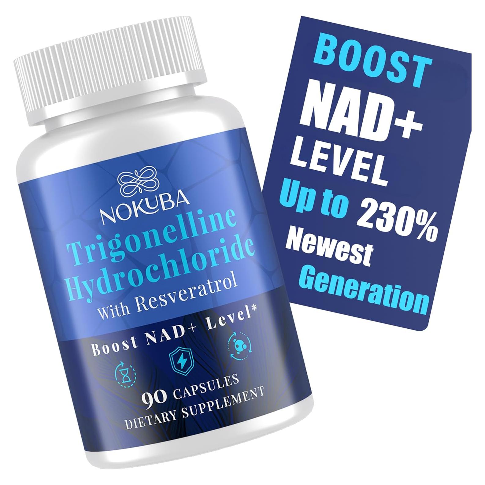 Suplemento Trigonelina HCL 500mg y Resveratrol 100mg - 90 Cápsulas