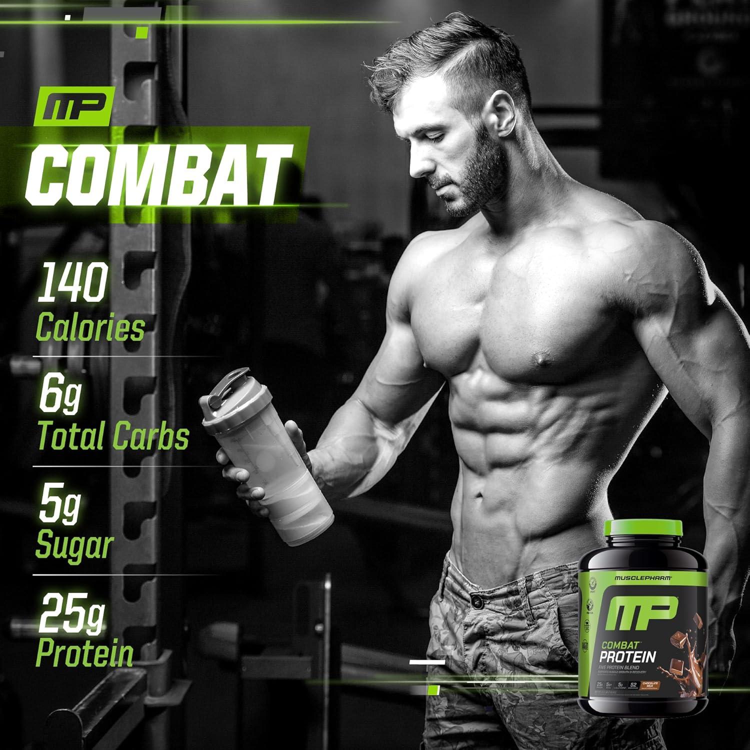 Polvo de Proteína Combat Muscle Pharm 1.81 kg Sabor Chocolate