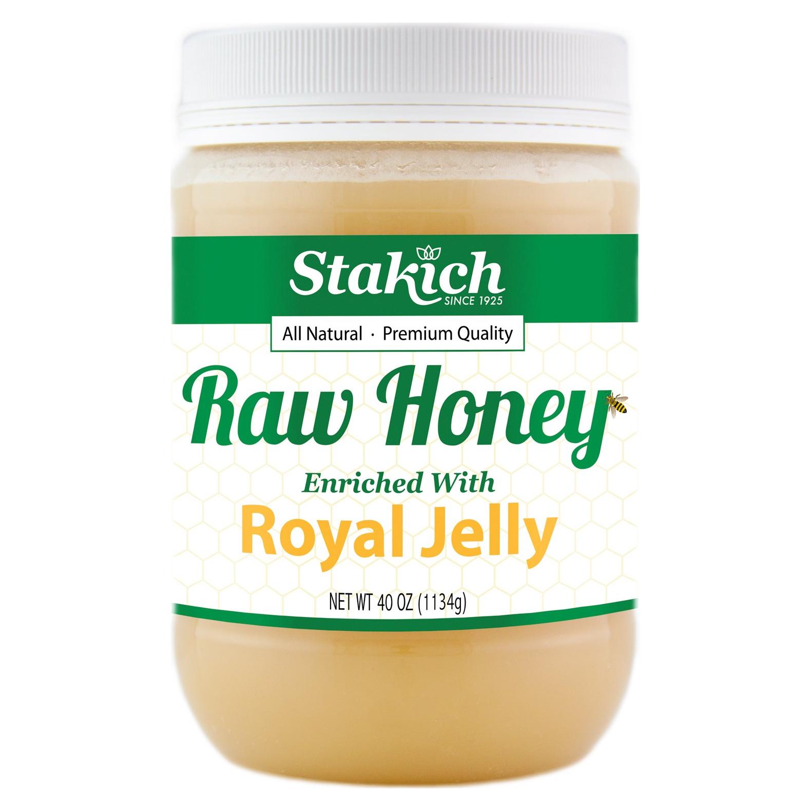 Miel Cruda Stakich 1134g - Enriquecida con Jalea Real Natural