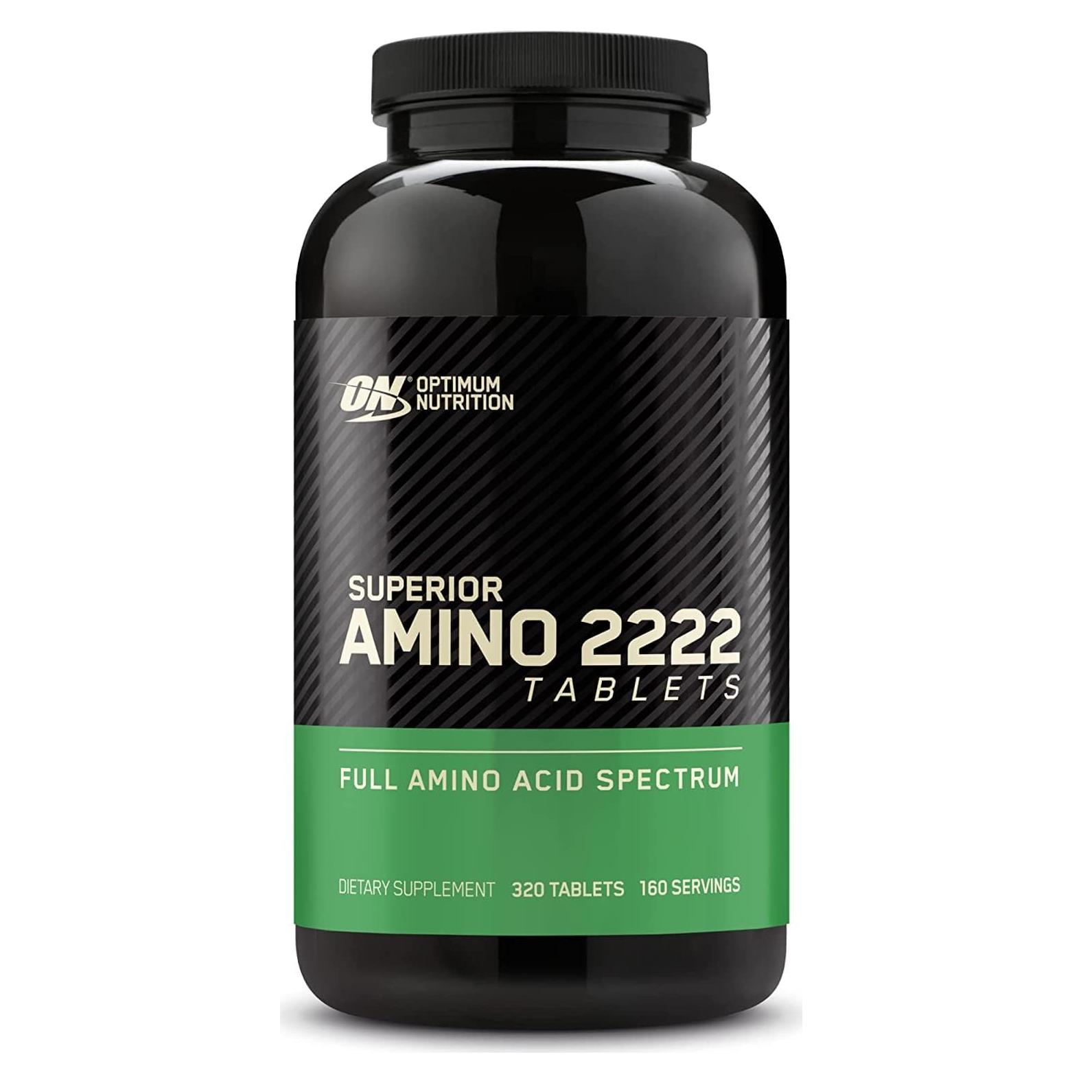 Optimum Nutrition Superior Amino 2222 Tabletas 320 Conteo EAAs