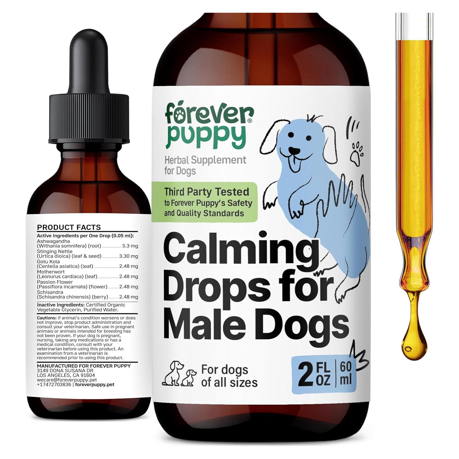 Gotas Calmantes Forever Puppy 59 ml - Ashwagandha y Pasión