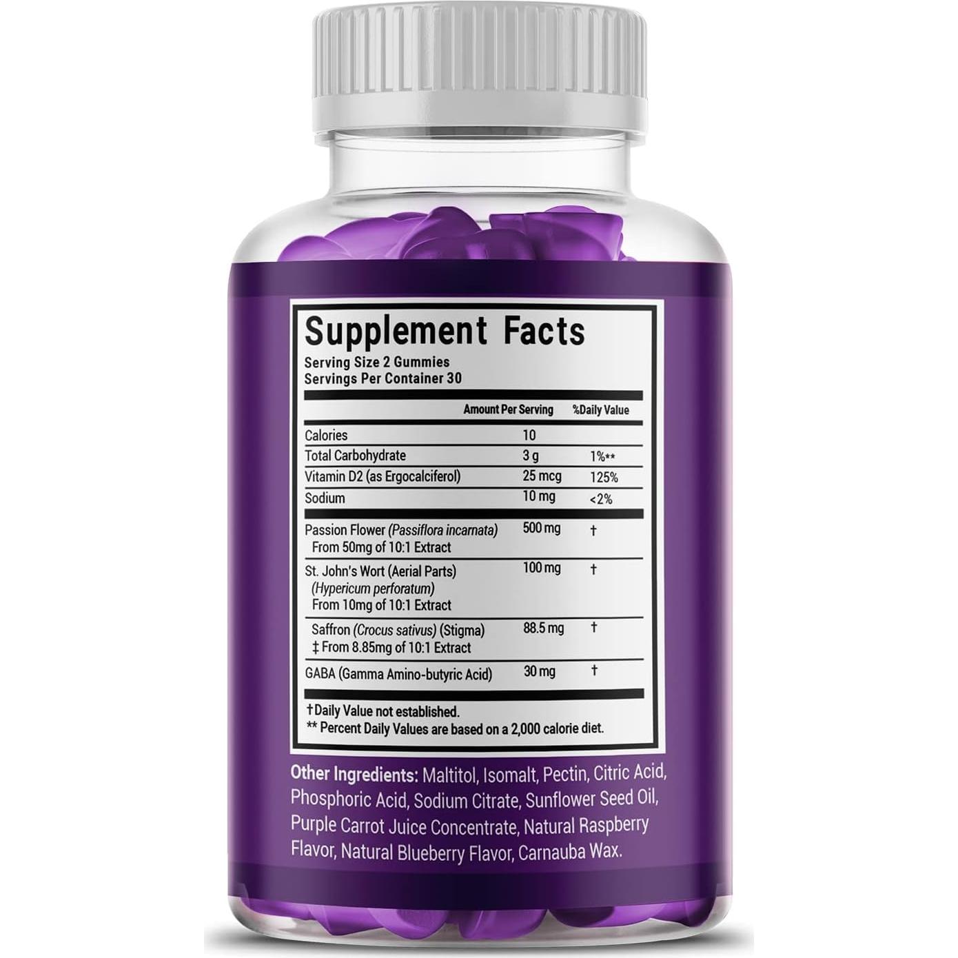 Gomas de Azafrán Premium 88.5mg Ceres Nature - Control de Apetito, Salud Ocular y Energía - 60 Unidades