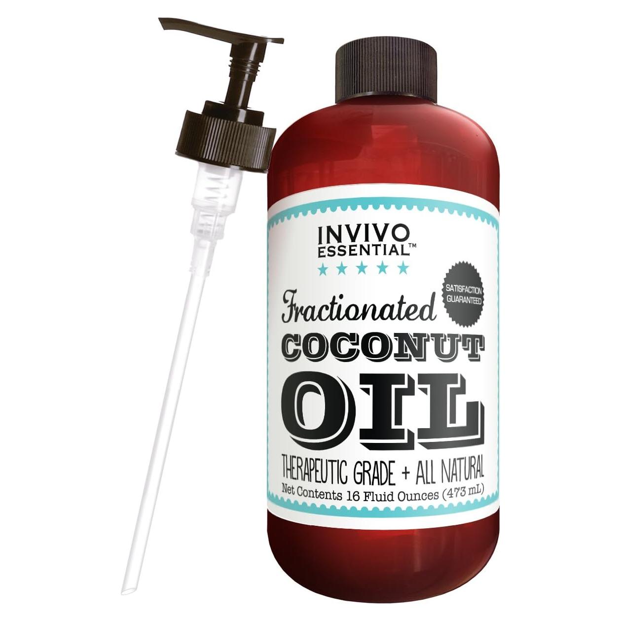 Aceite de Coco Fraccionado Premium Invivo 473 ml para Aromaterapia