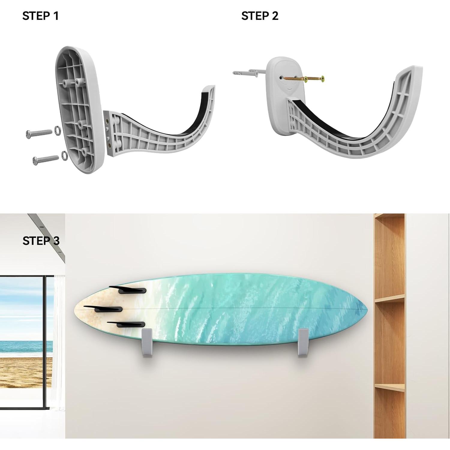 Soporte para Tablas de Surf TWO STONES CJ-OT2301 Gris