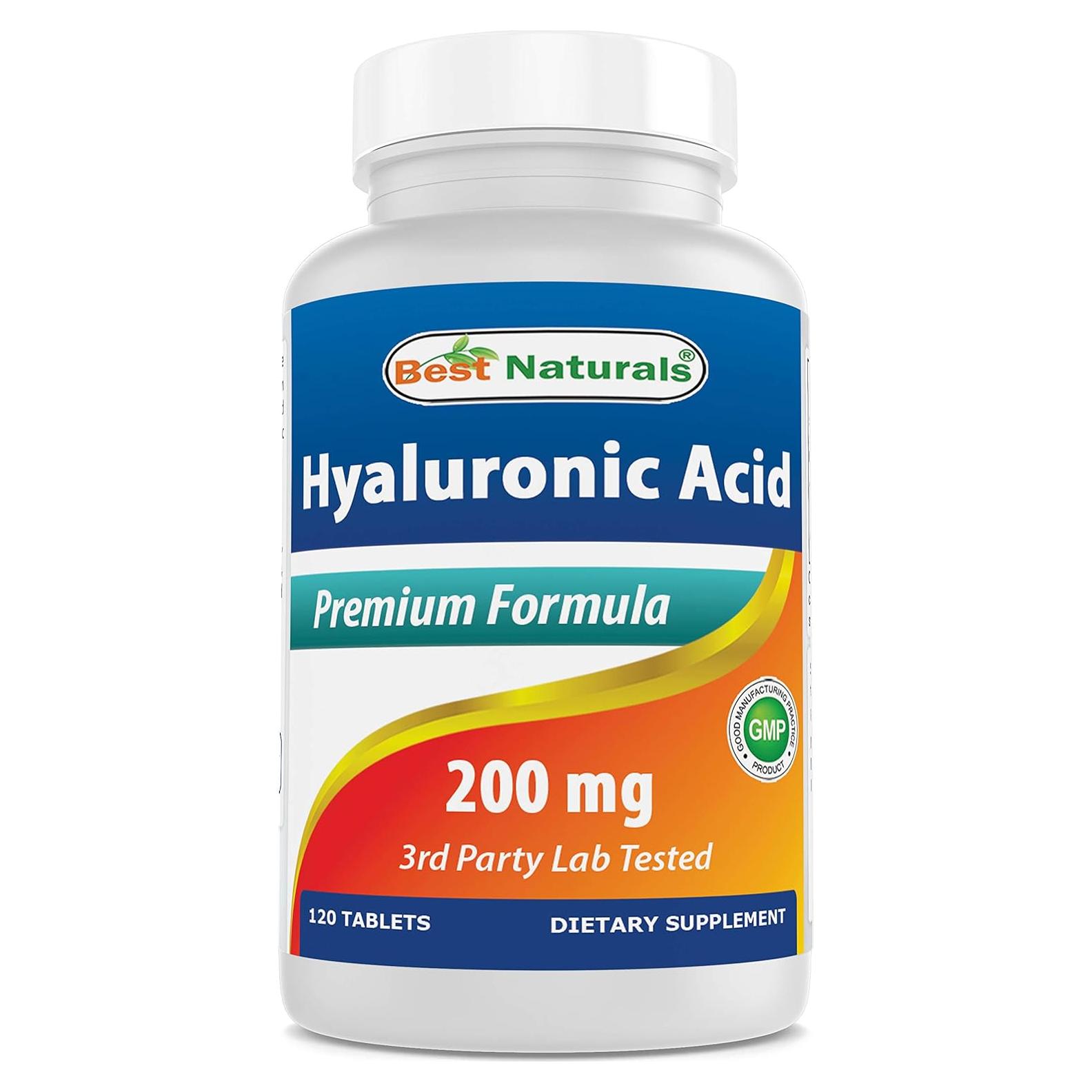 Ácido Hialurónico 200 mg Mejores Naturales 120 Tabletas