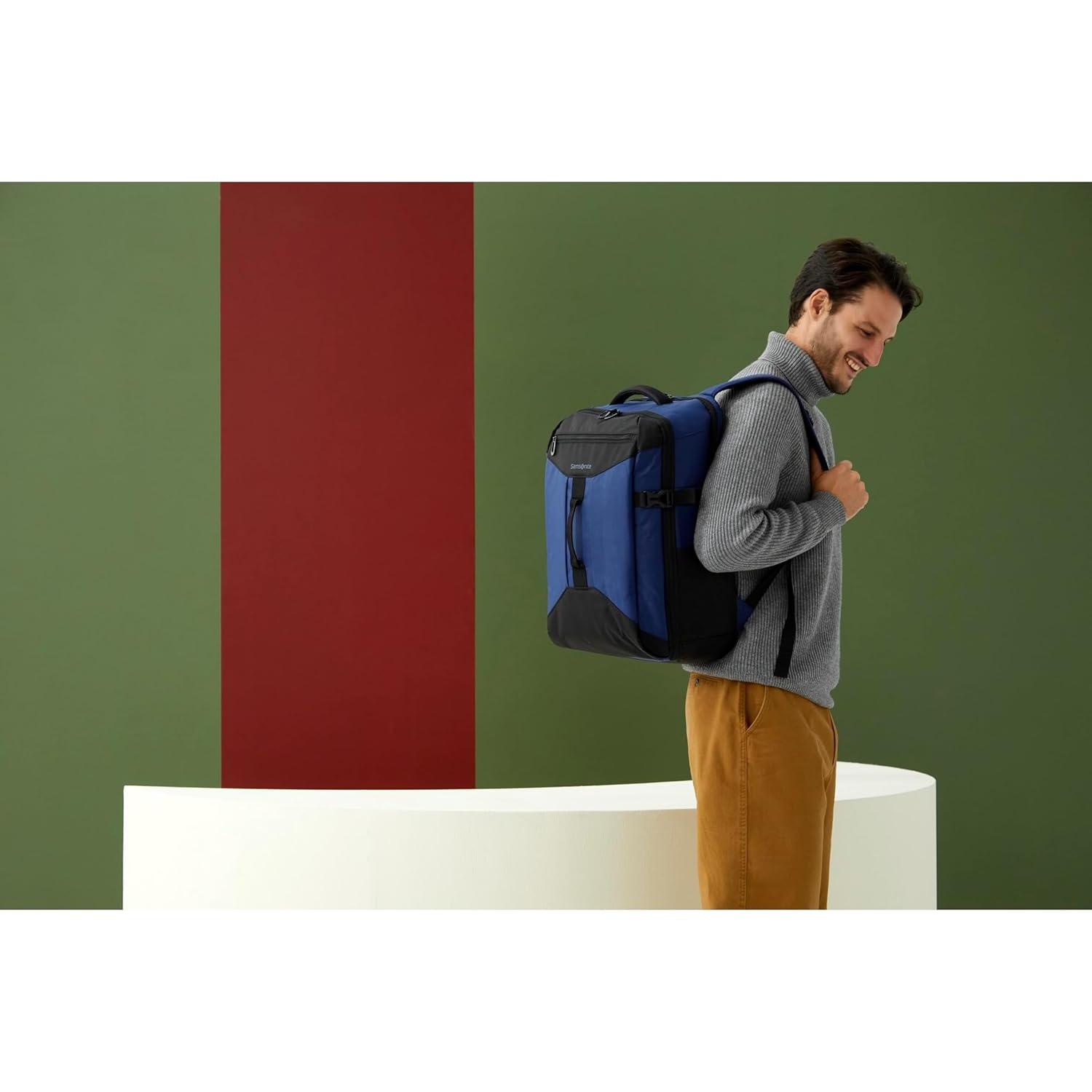 Mochila de Viaje Andante 2 Samsonite, Azul/Negro, 31L