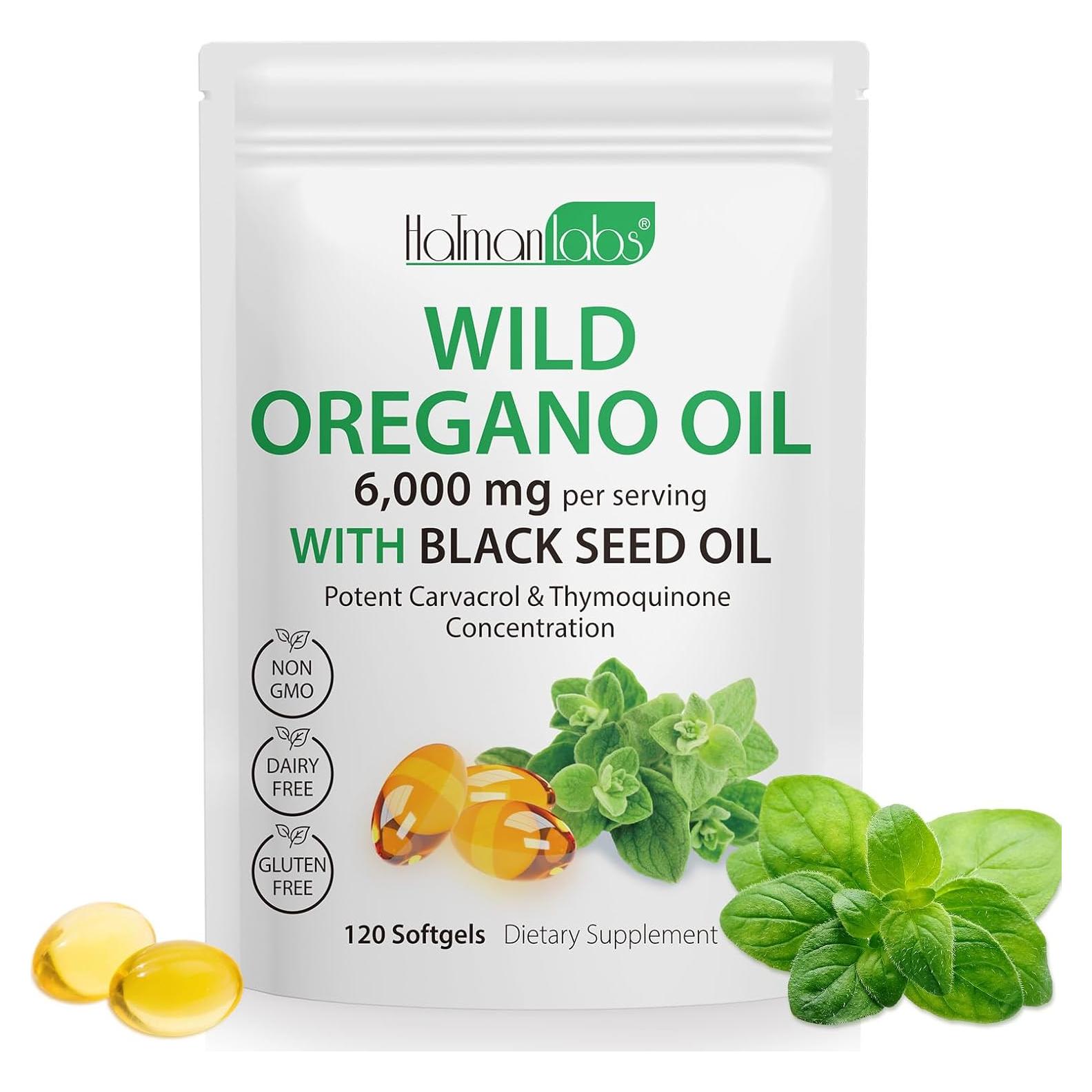 Aceite de Orégano Orgánico QYCOTXYR 120 Cápsulas 6000mg